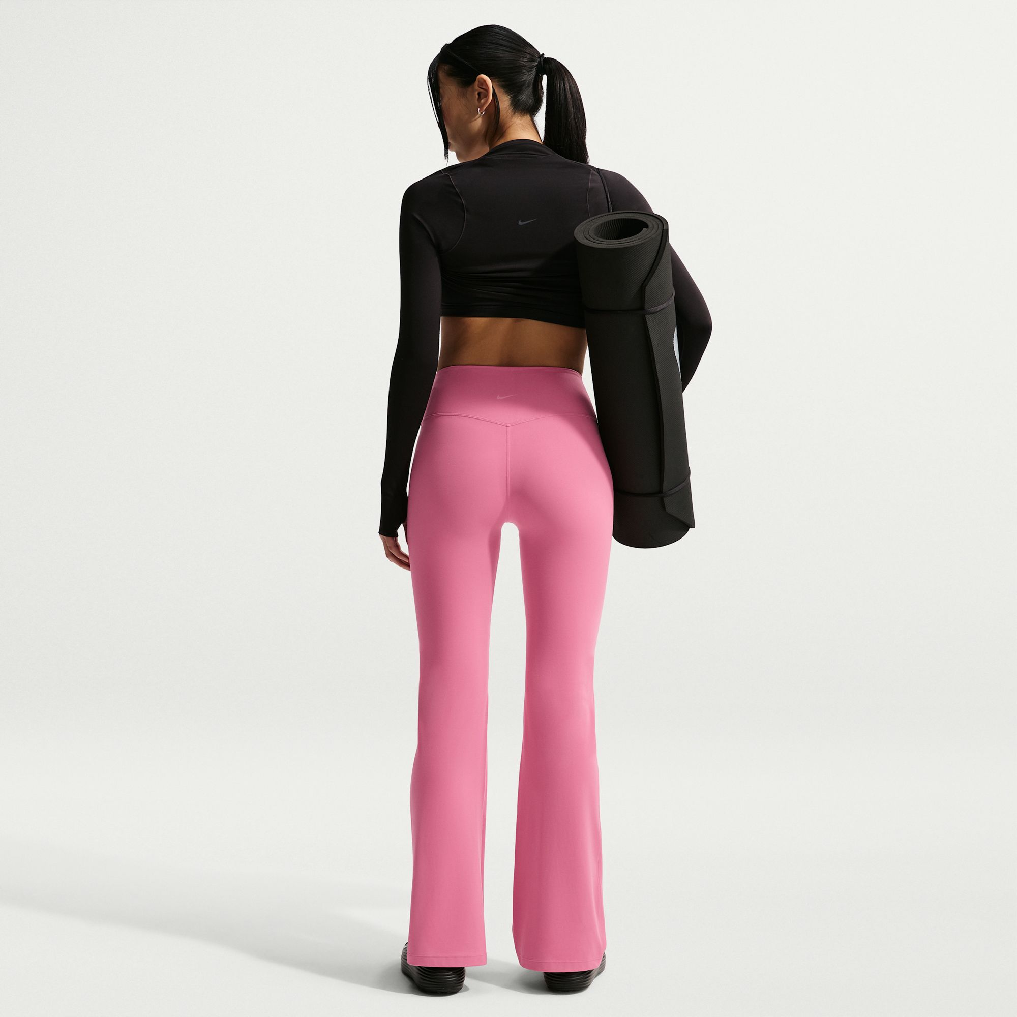 Nike Women's Zenvy High-Waisted Flared Leggings with No Front Seam product image