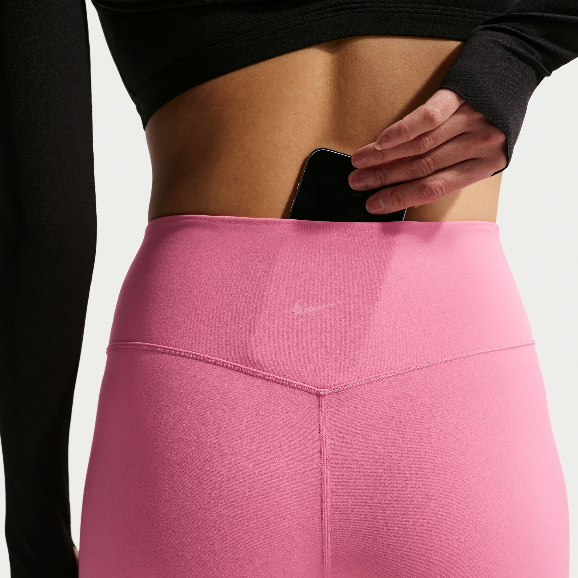Nike Women's Zenvy High-Waisted Flared Leggings with No Front Seam product image