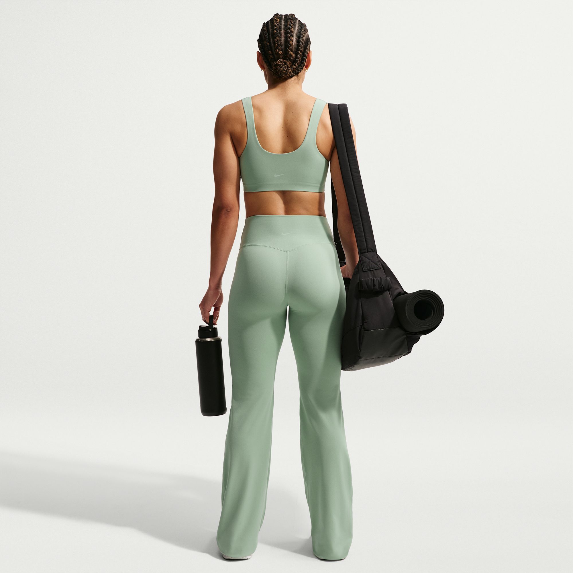 Nike Women's Zenvy High-Waisted Flared Leggings with No Front Seam product image
