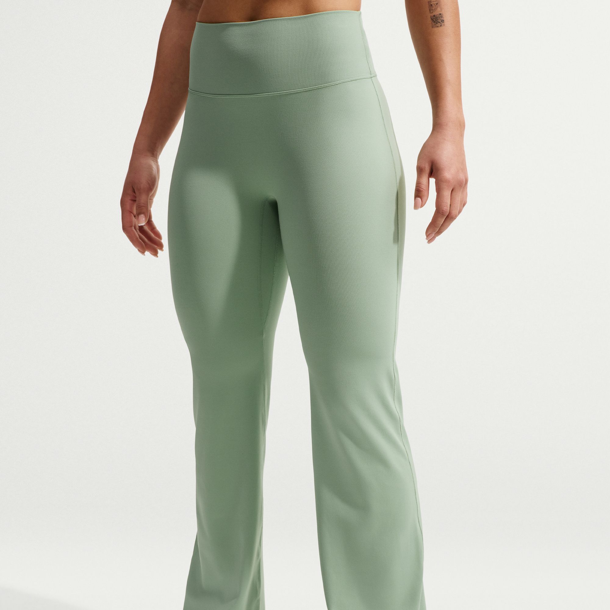Nike Women's Zenvy High-Waisted Flared Leggings with No Front Seam product image