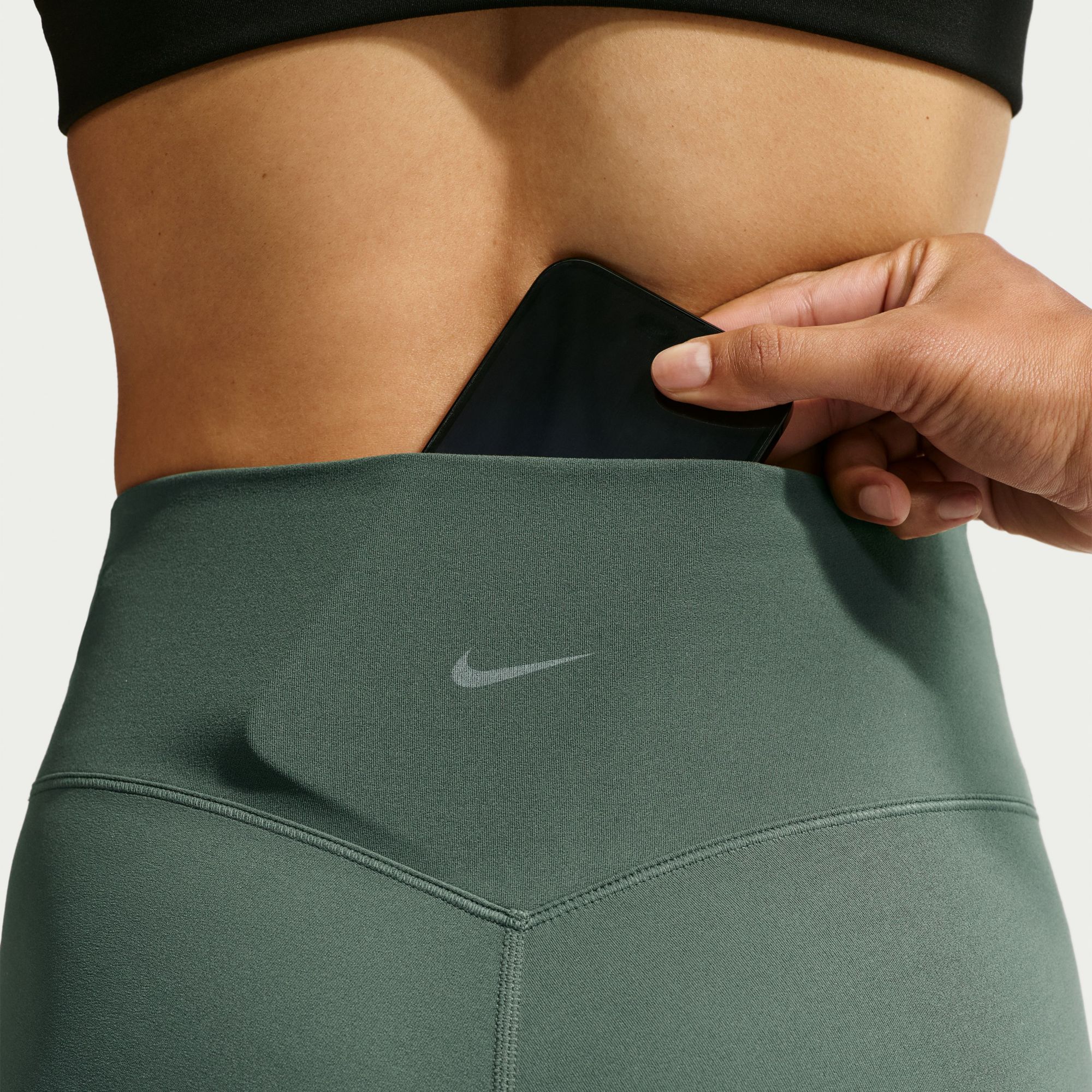 Nike Women's Zenvy High-Waisted 7/8 Leggings with No Front Seam product image