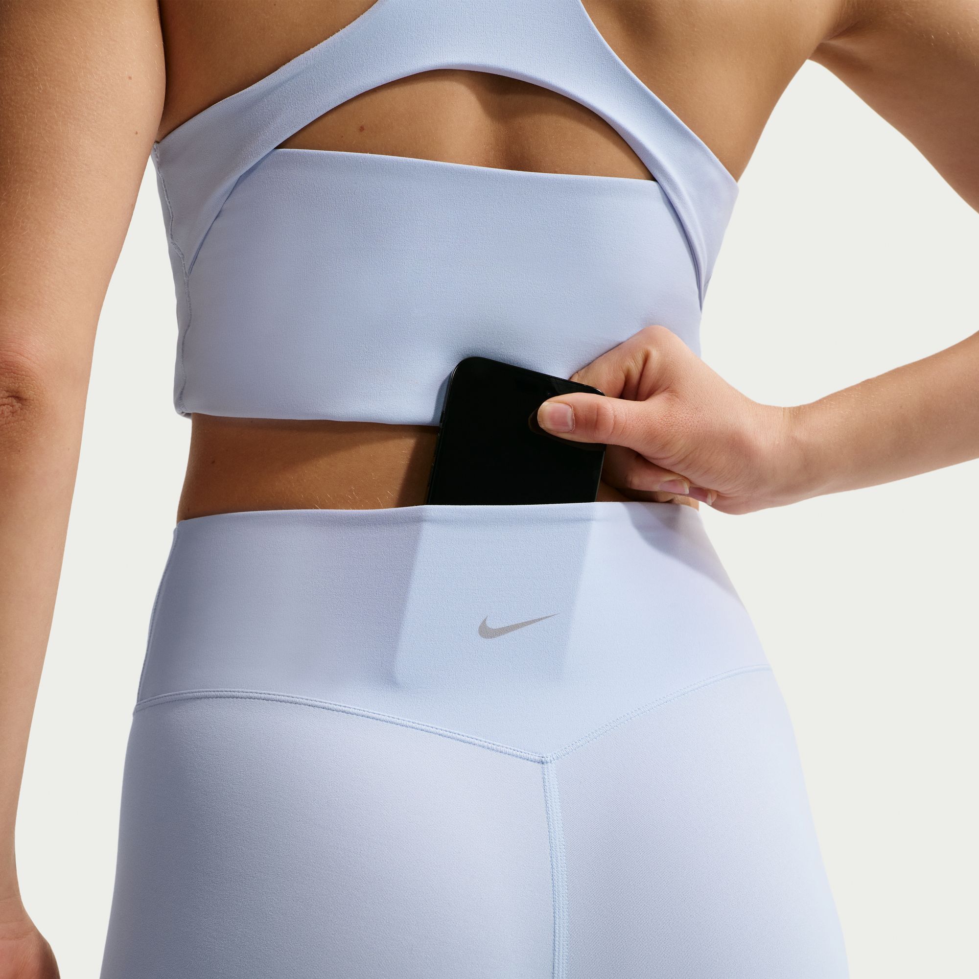 Nike Women's Zenvy High-Waisted 7/8 Leggings with No Front Seam product image