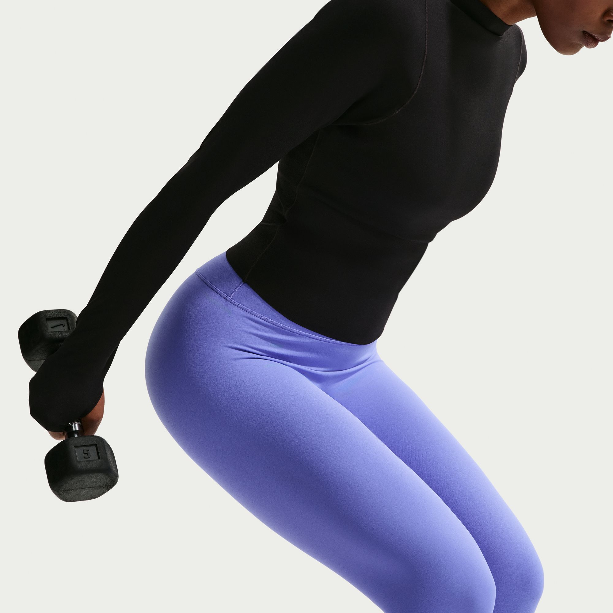 Nike Women's Zenvy High-Waisted 7/8 Leggings with No Front Seam product image