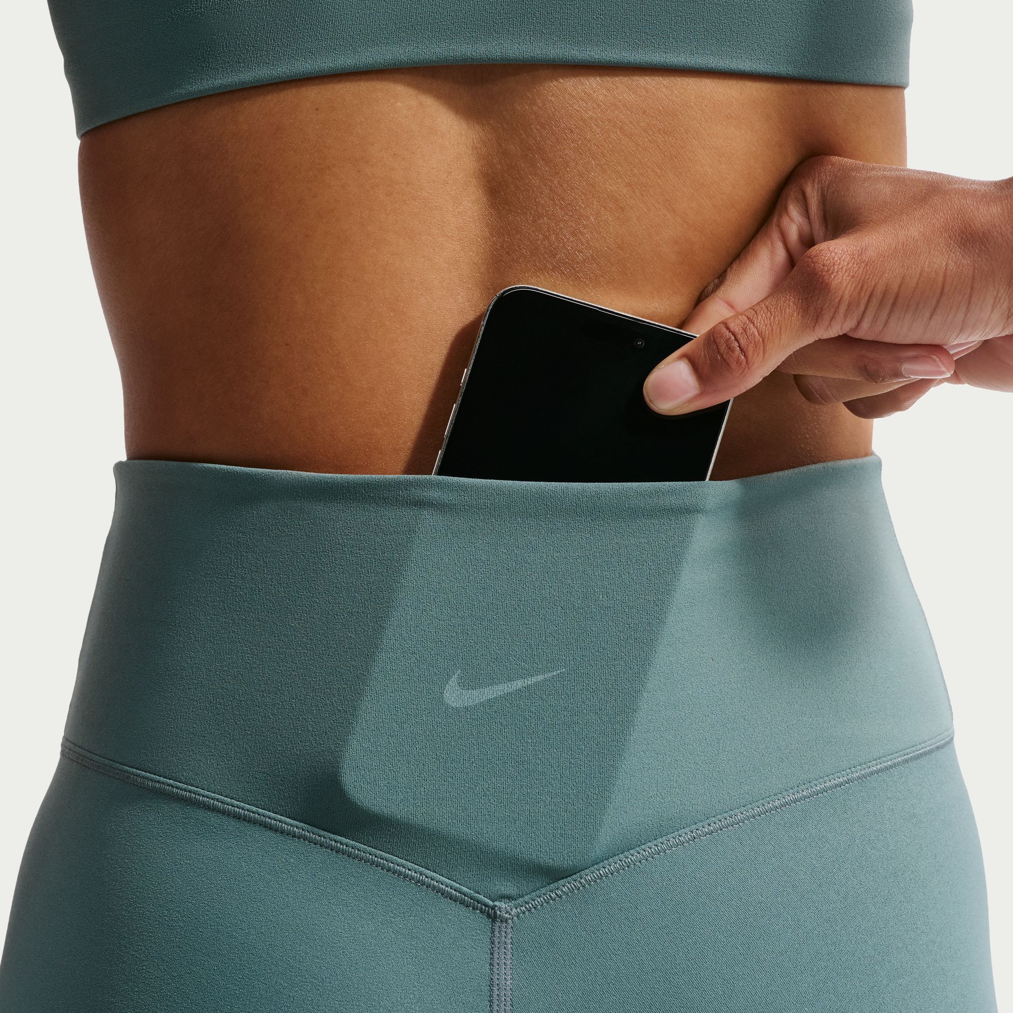 Nike Women's Zenvy High-Waisted 7/8 Leggings with No Front Seam product image