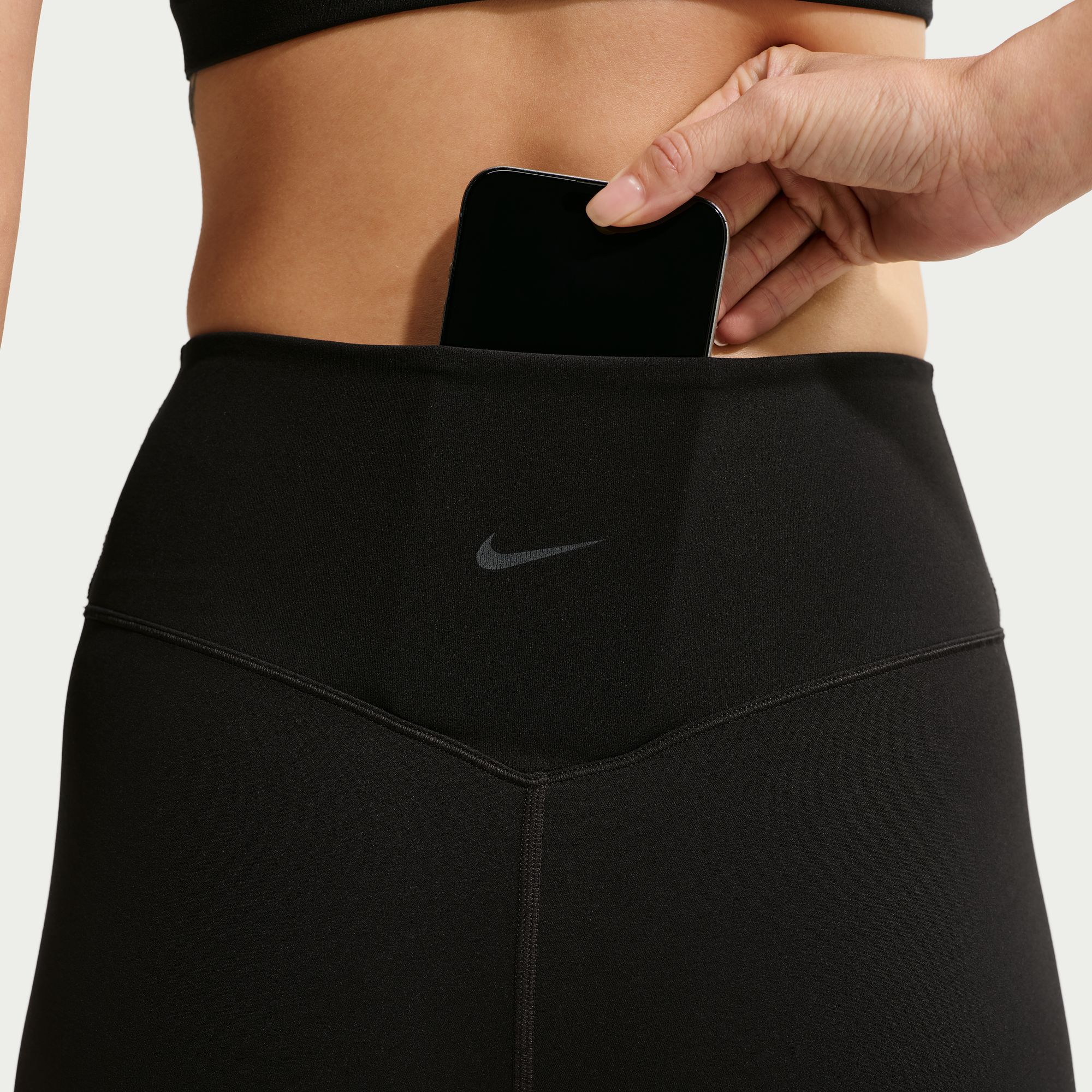 Nike Women's Zenvy High-Waisted 7/8 Leggings with No Front Seam product image