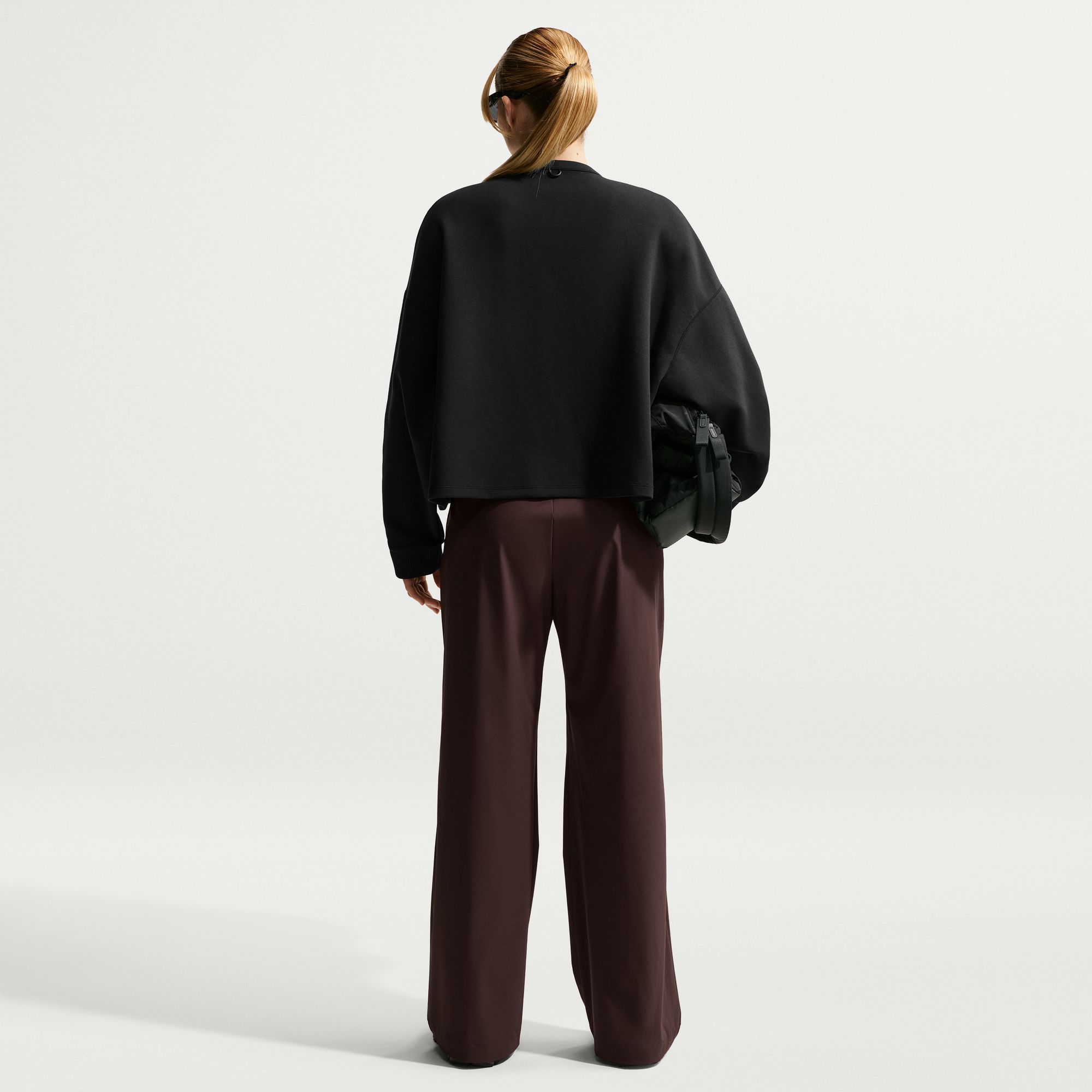 Nike Women's 24.7 ImpossiblySoft Dri-FIT Oversized Crew-Neck Full-Zip Top product image