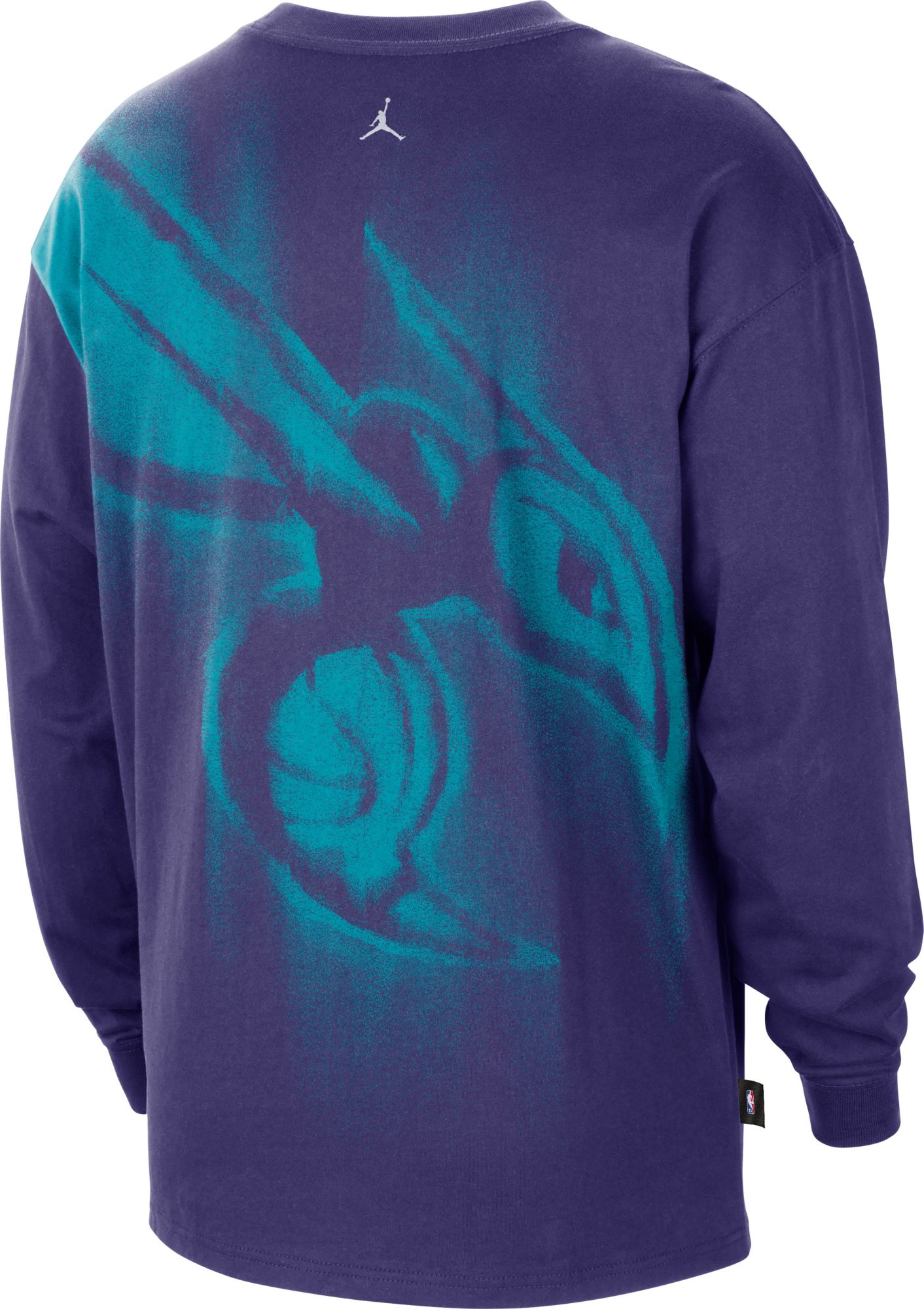 Jordan Adult Charlotte Hornets Worn With Obsession Standard Issue Game Long Sleeve Shirt product image