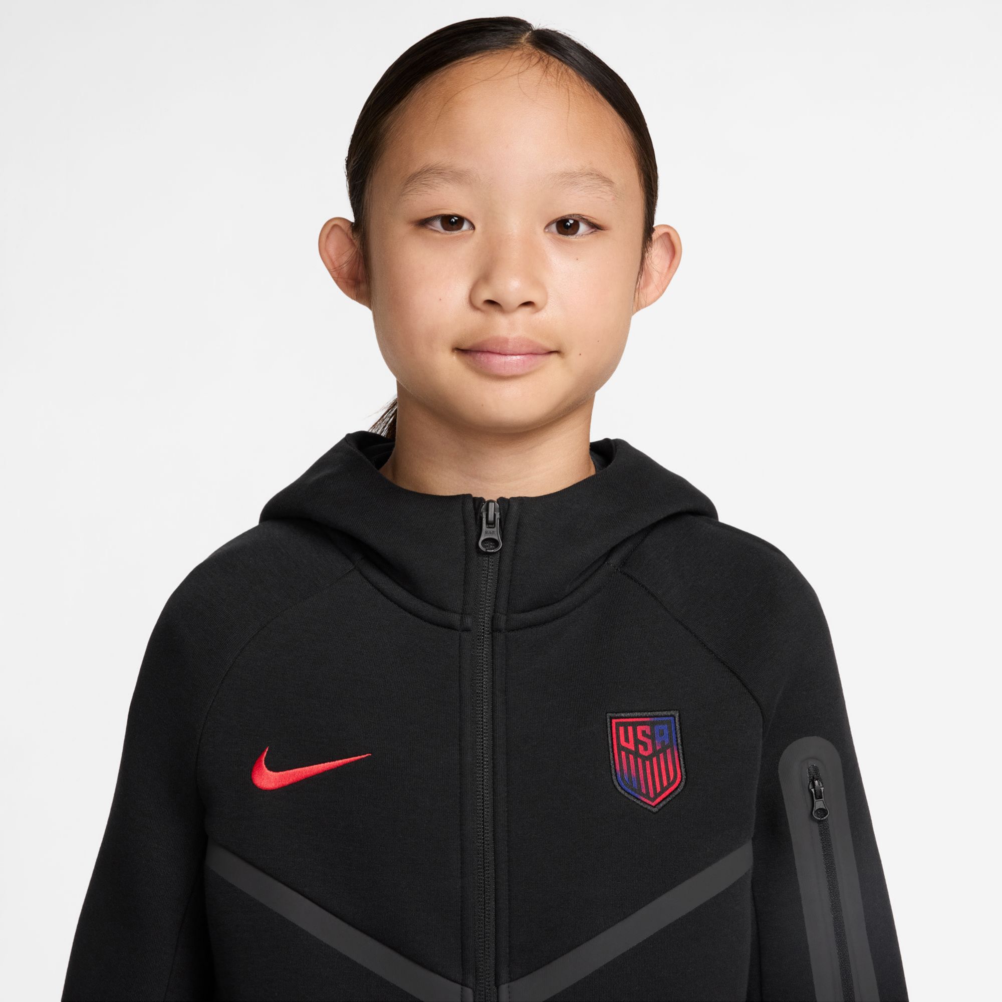 Nike Youth USMNT 2026 Home Full-Zip Hoodie product image