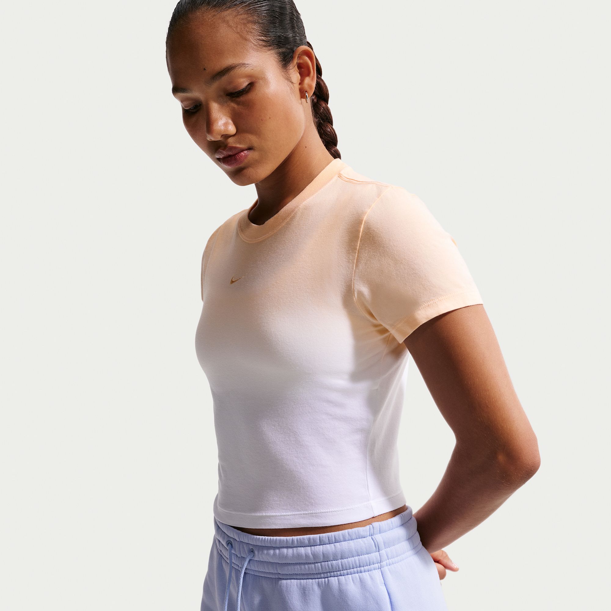 Nike Women's Sportswear Chill Knit Slim Cropped T-Shirt product image
