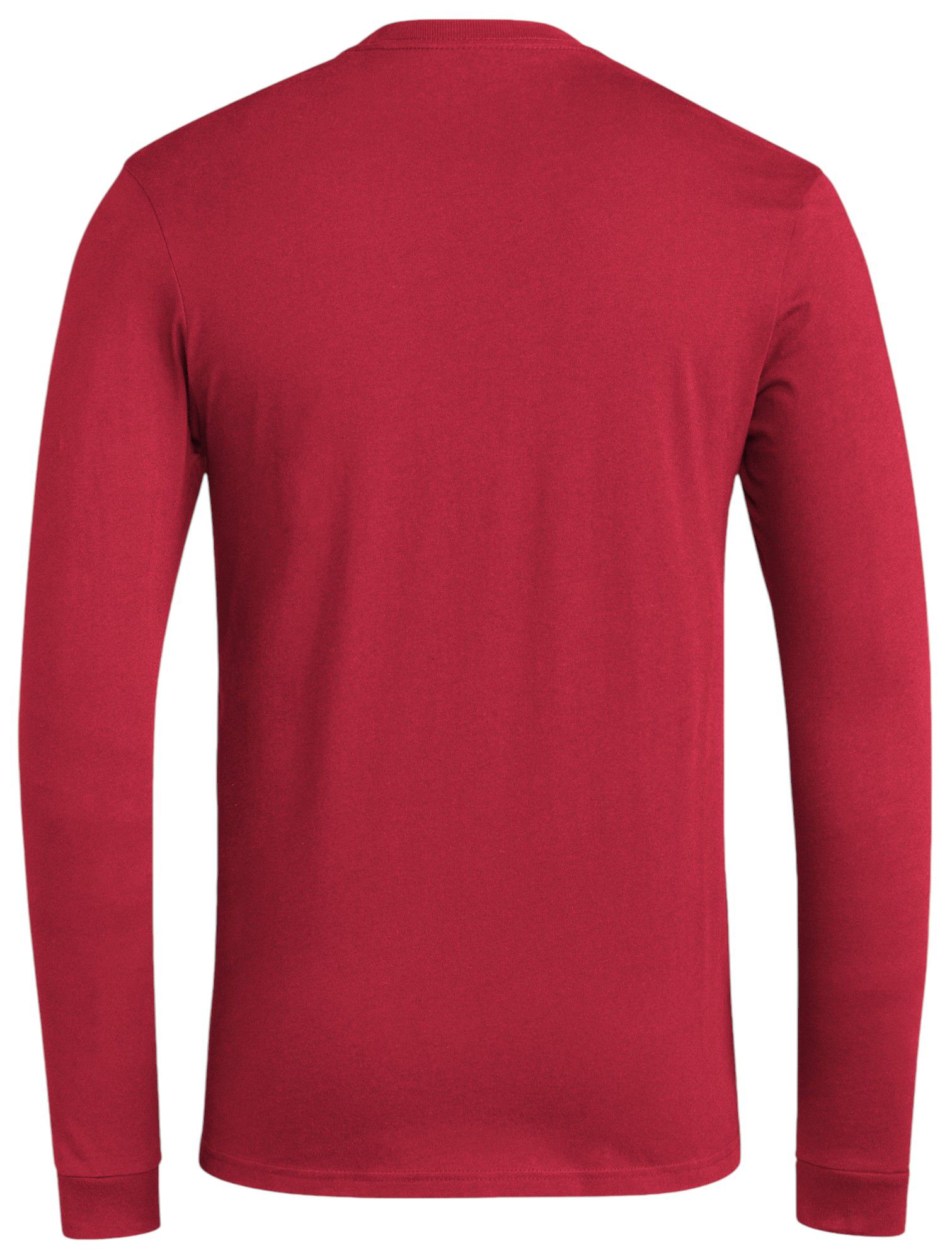 adidas Men's Indiana Hoosiers Red Center Stack Long Sleeve T-Shirt product image