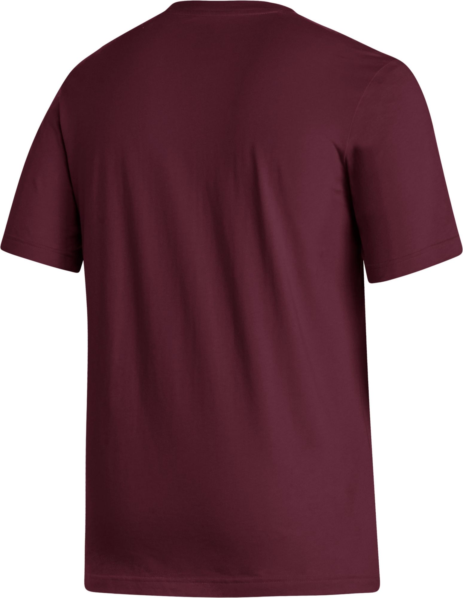 adidas Men's Mississippi State Bulldogs Maroon Logo T-Shirt