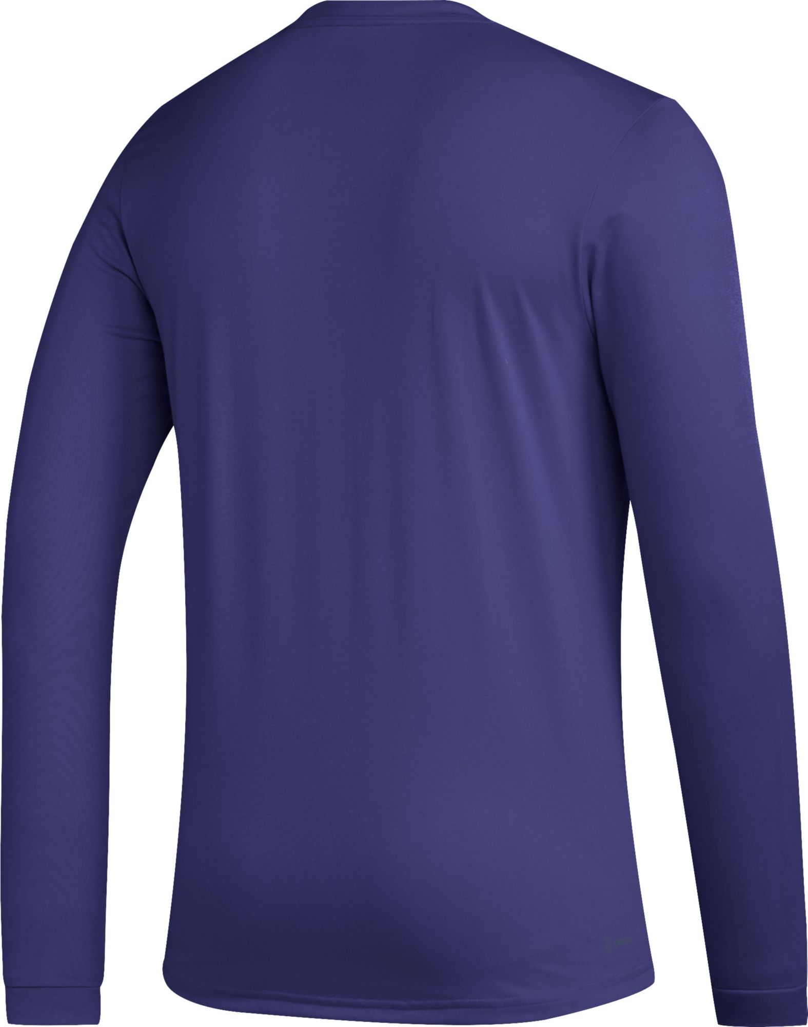 adidas Men's Washington Huskies Purple Pregame Long Sleeve T-Shirt
