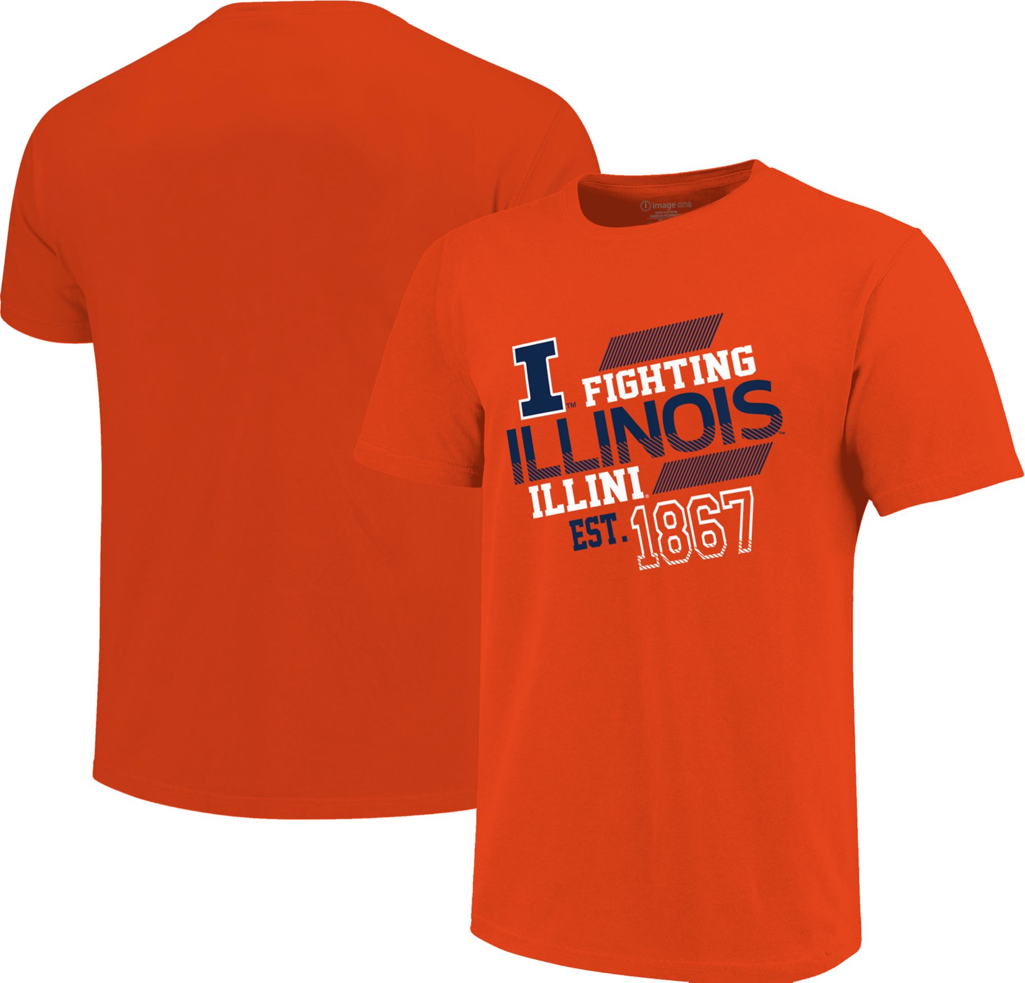 Image One Youth Illinois Fighting Illini Orange Offside T-Shirt product image
