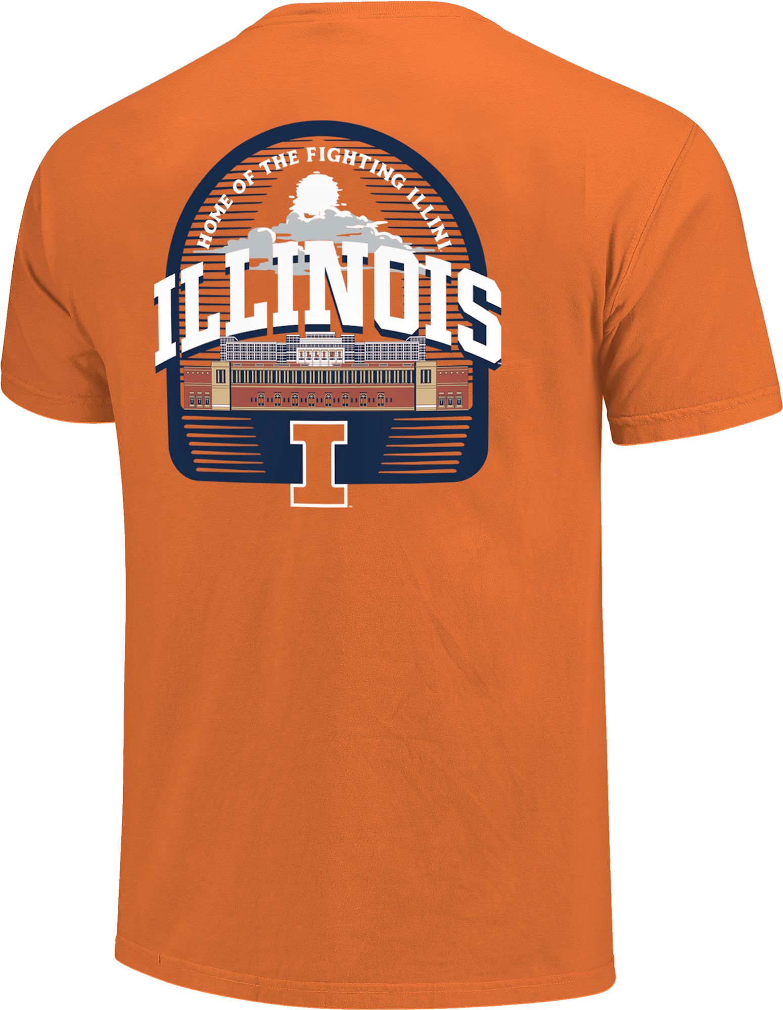 Image One Men's Illinois Fighting Illini Orange Stadium T-Shirt product image
