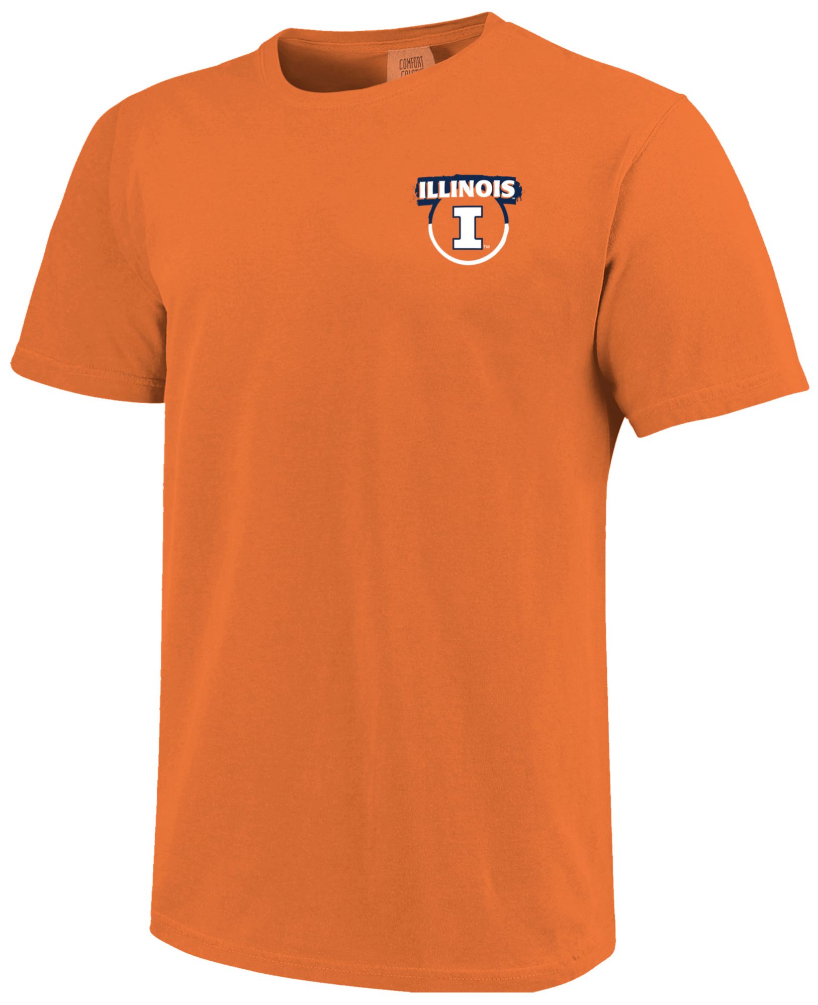 Image One Men's Illinois Fighting Illini Burnt Orange Double Stripe Campus T-Shirt product image