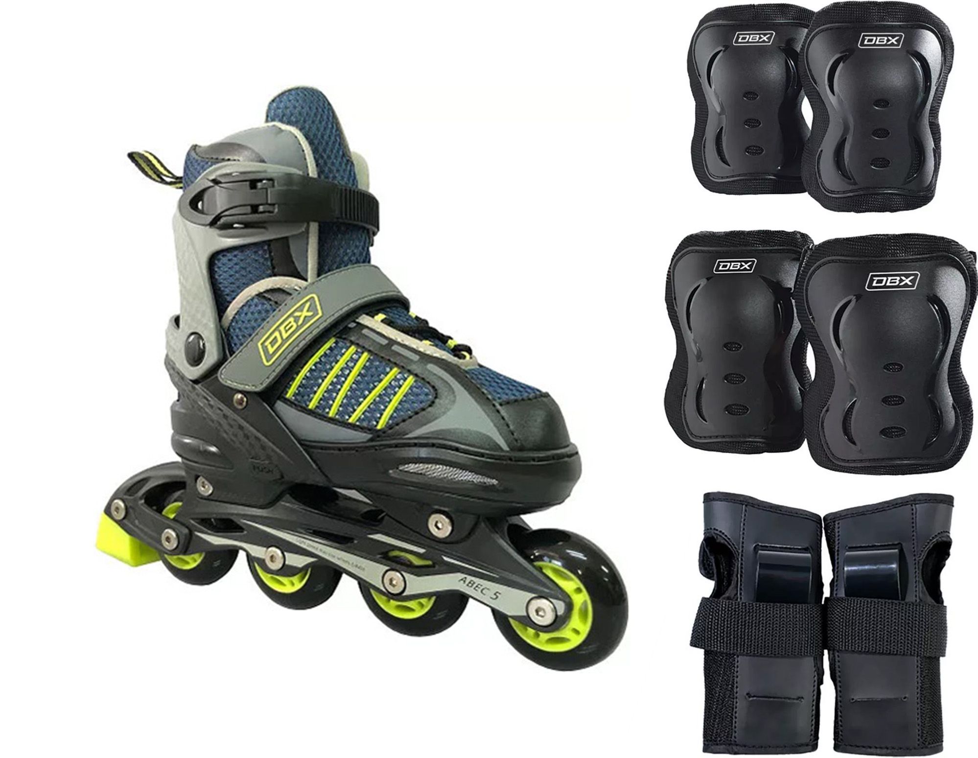 DBX Boys' Equinox Adjustable Inline Skate Package product image