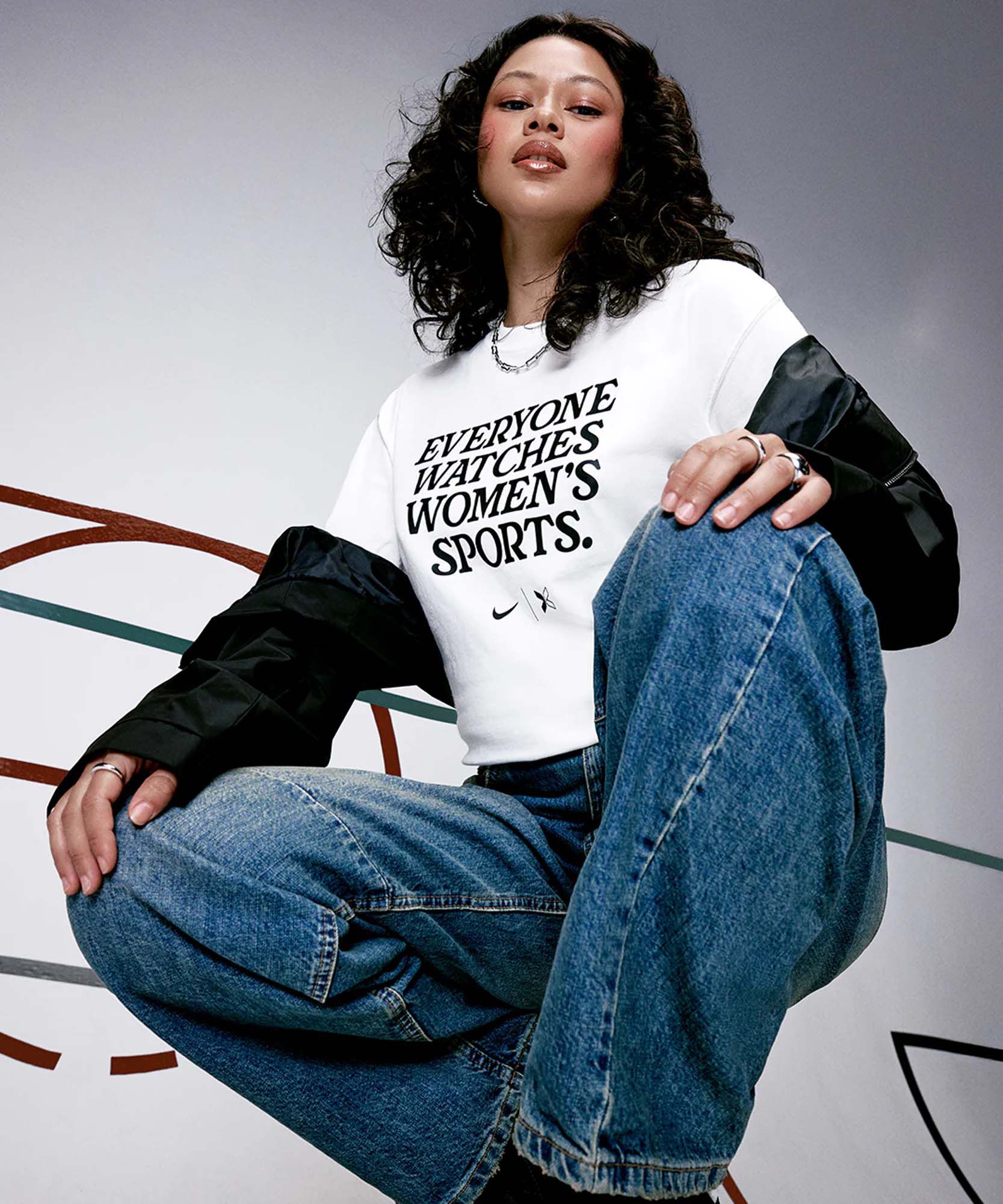 Nike by TOGETHXR Everyone Watches Women's Sports T-Shirt product image