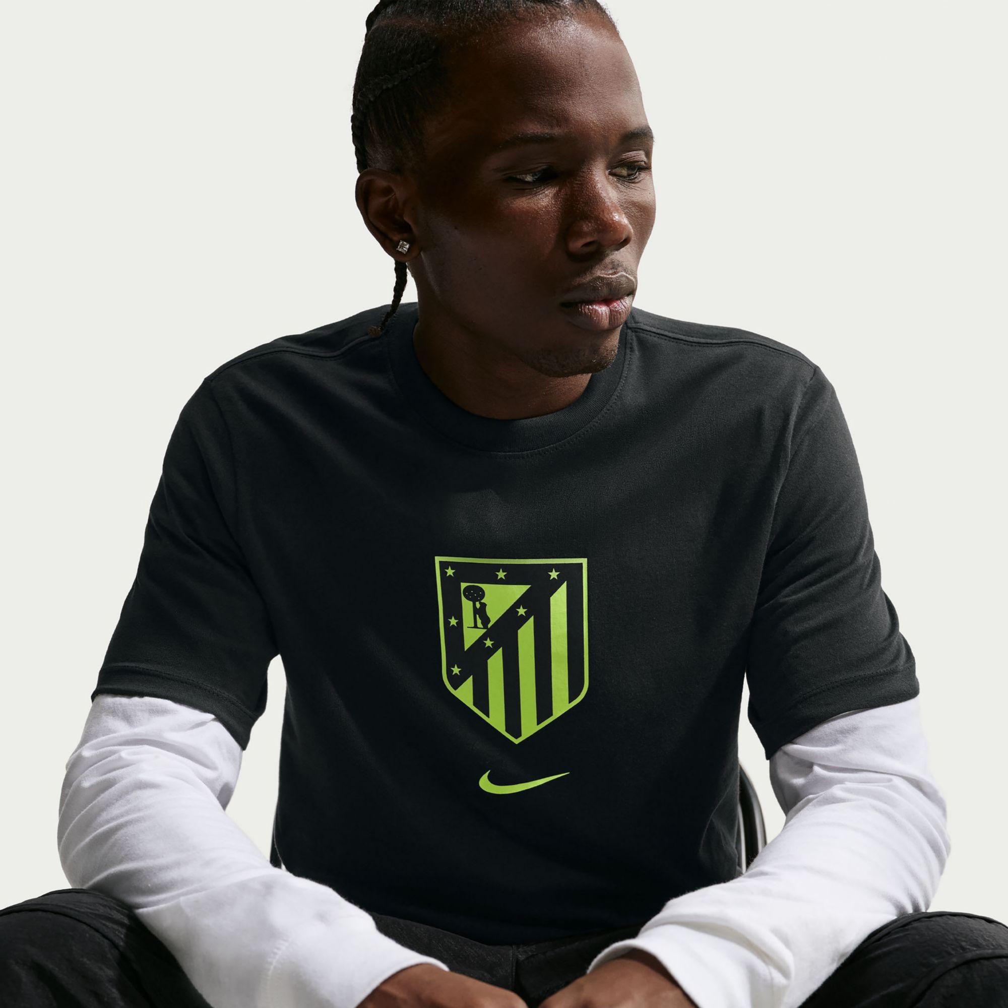 Nike Adult Atletico Madrid Black T-Shirt product image