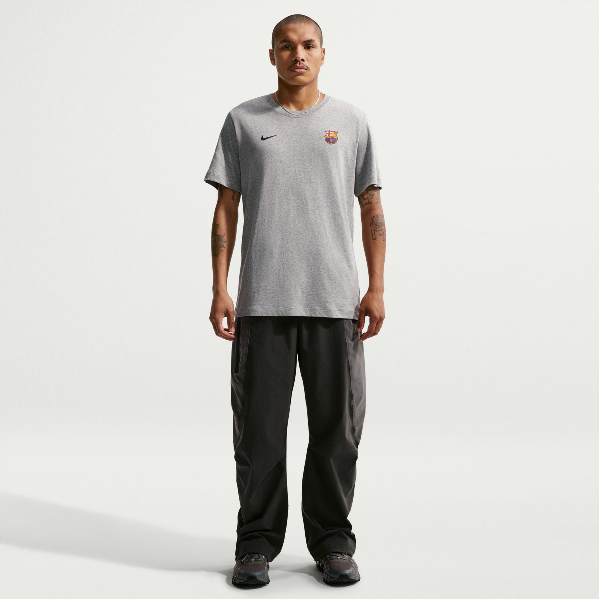 Nike Adult FC Barcelona Gray T-Shirt product image