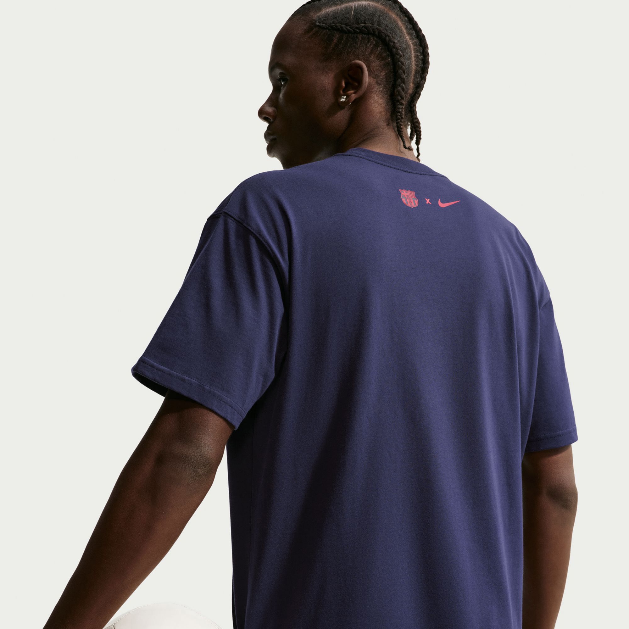 Nike Adult FC Barcelona Navy T-Shirt product image
