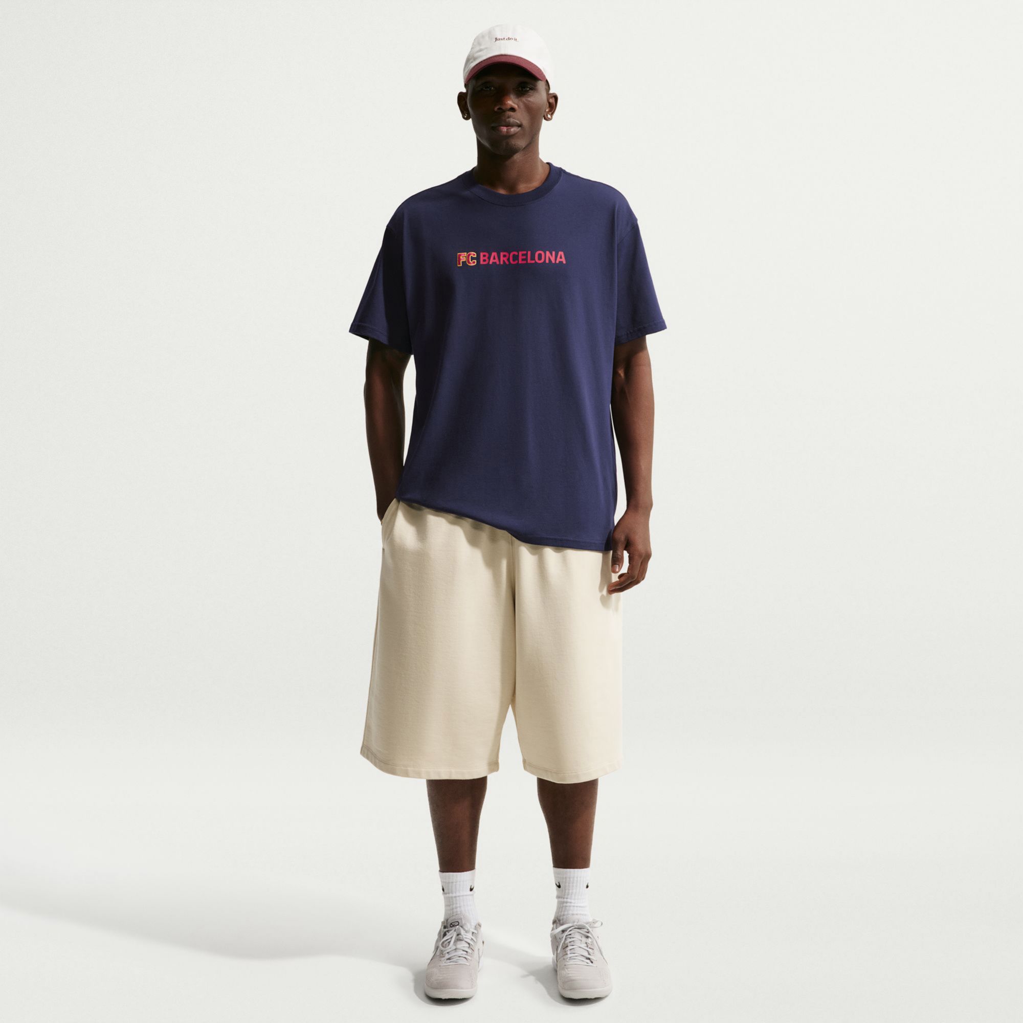 Nike Adult FC Barcelona Navy T-Shirt product image