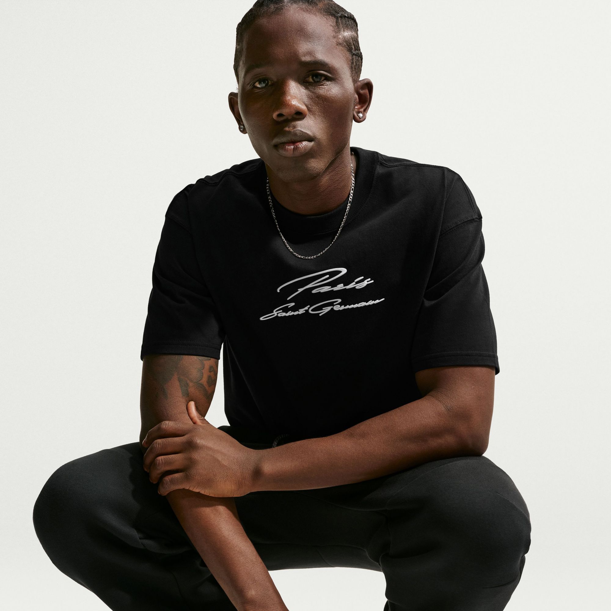 Nike Adult Paris Saint-Germain FC Black T-Shirt product image