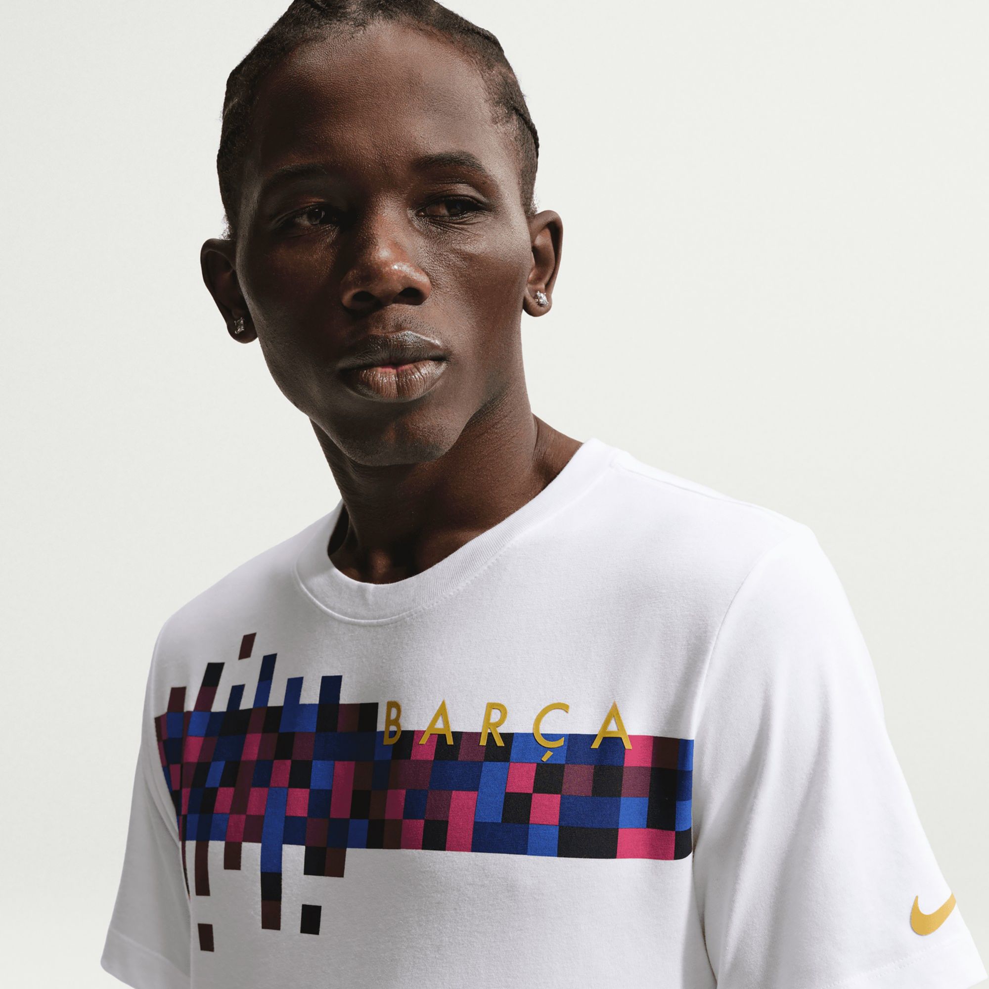 Nike Adult FC Barcelona White T-Shirt product image
