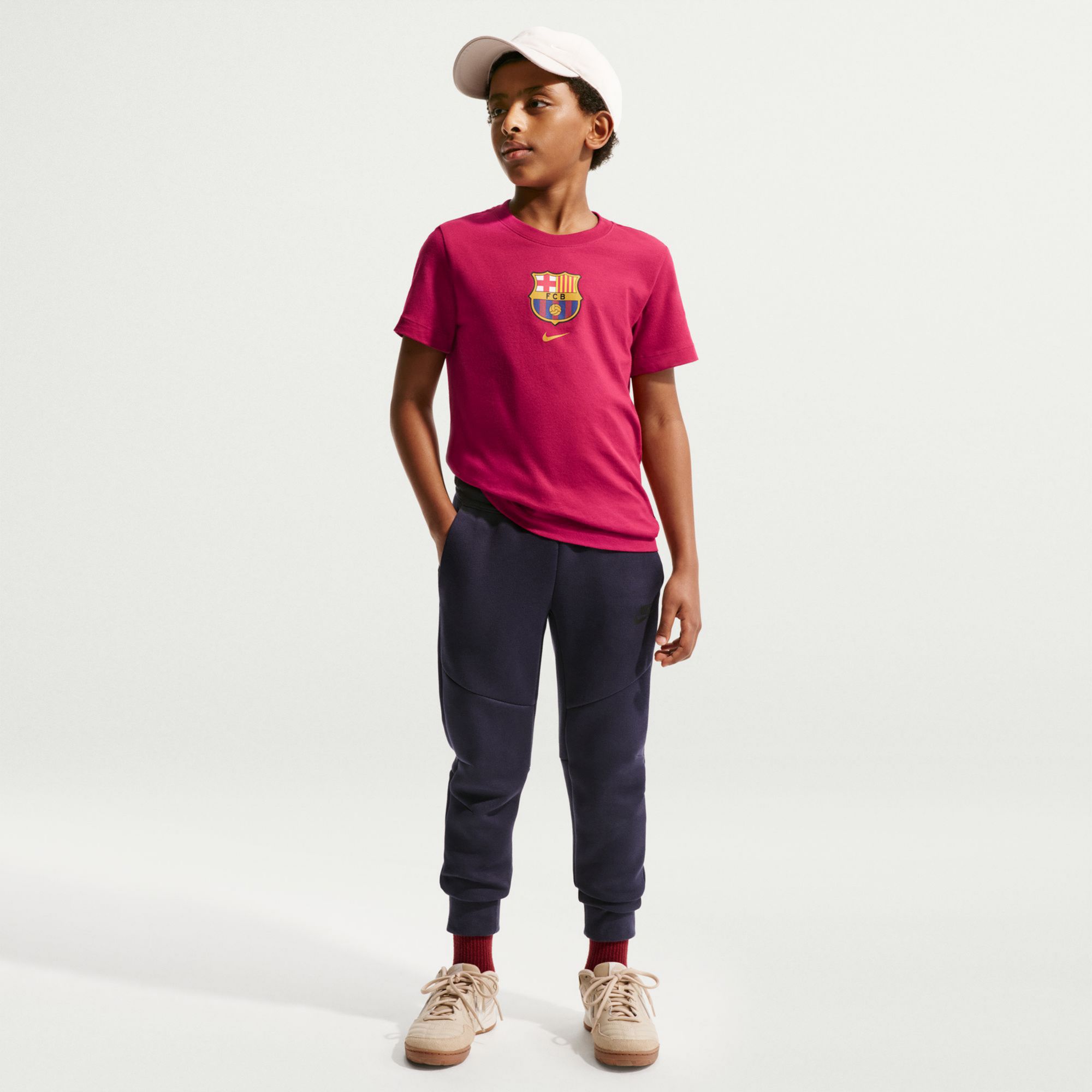 Nike Youth FC Barcelona Red T-Shirt product image