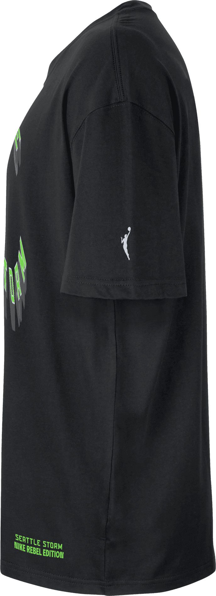 Nike Adult Seattle Storm Black Rebel Wordmark T-Shirt product image