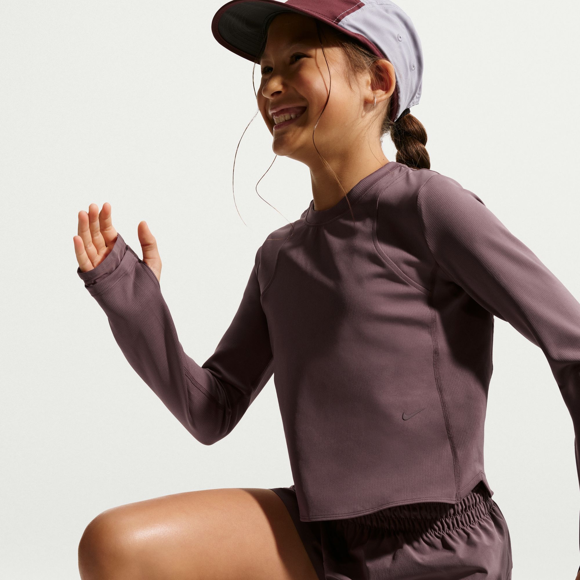 Nike Girls' MAVN Dri-FIT Ribbed Long Sleeve Top product image