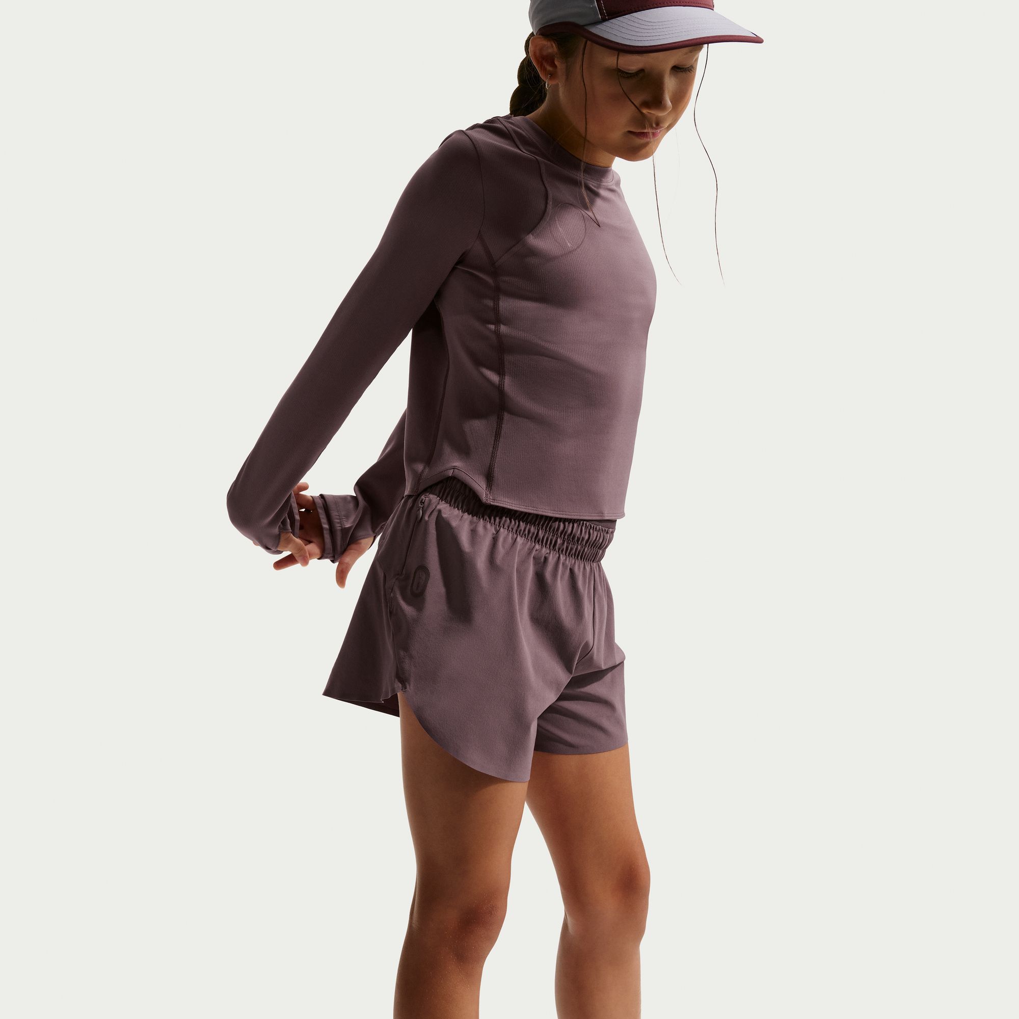 Nike Girls' MAVN Dri-FIT Ribbed Long Sleeve Top product image