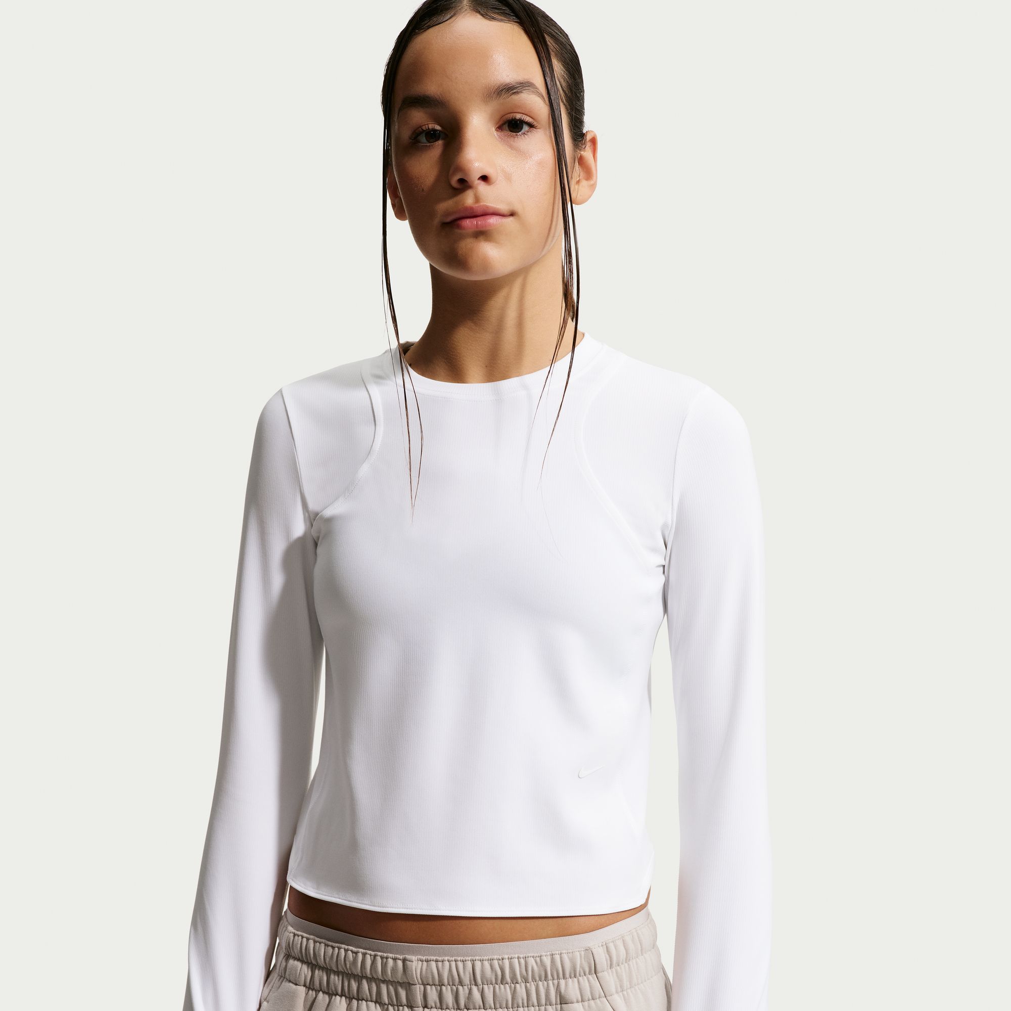 Nike Girls' MAVN Dri-FIT Ribbed Long Sleeve Top product image