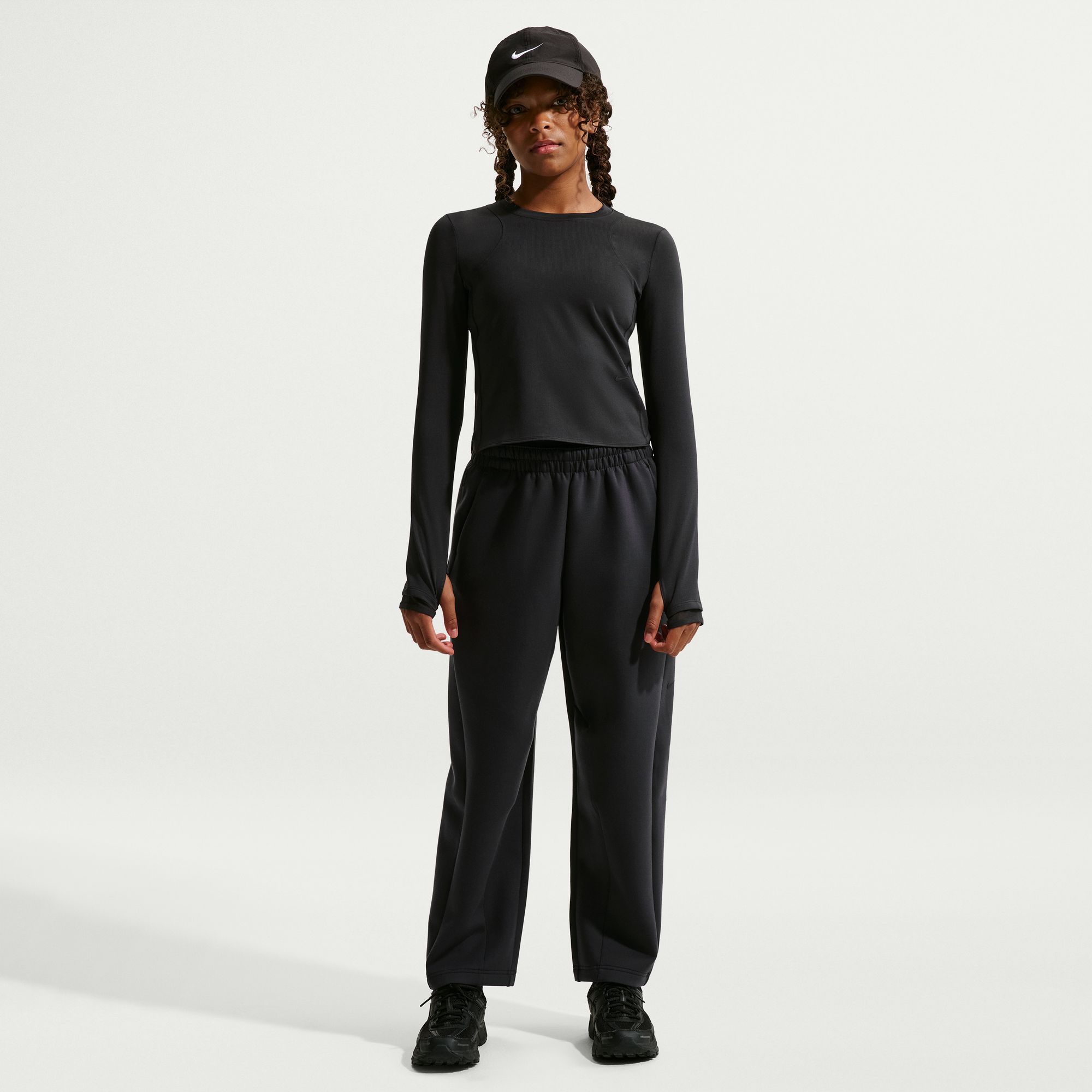 Nike Girls' MAVN Dri-FIT Ribbed Long Sleeve Top product image