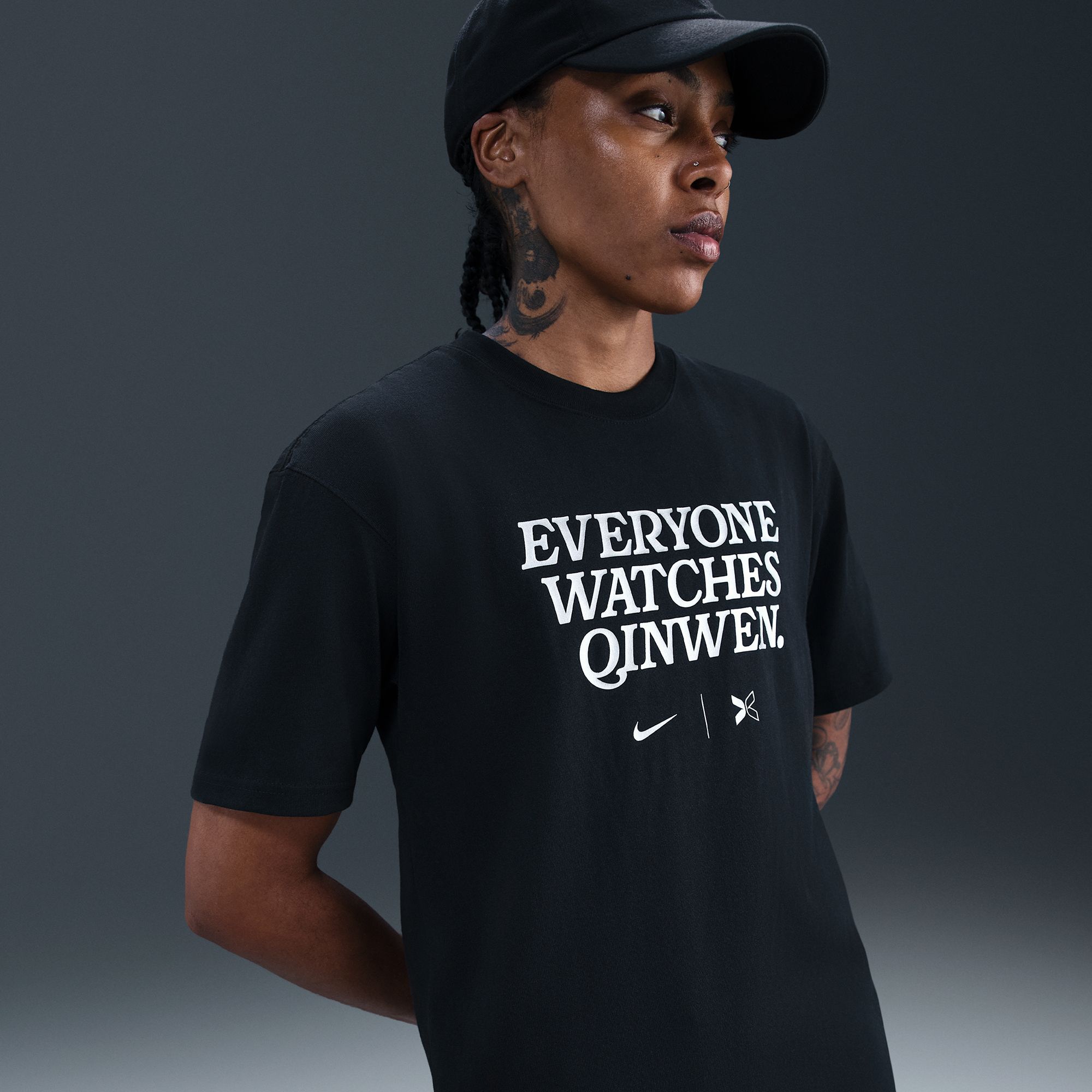 Nike Men's Everyone Watches Women's Sports Qinwen Zheng Tennis T-Shirt product image