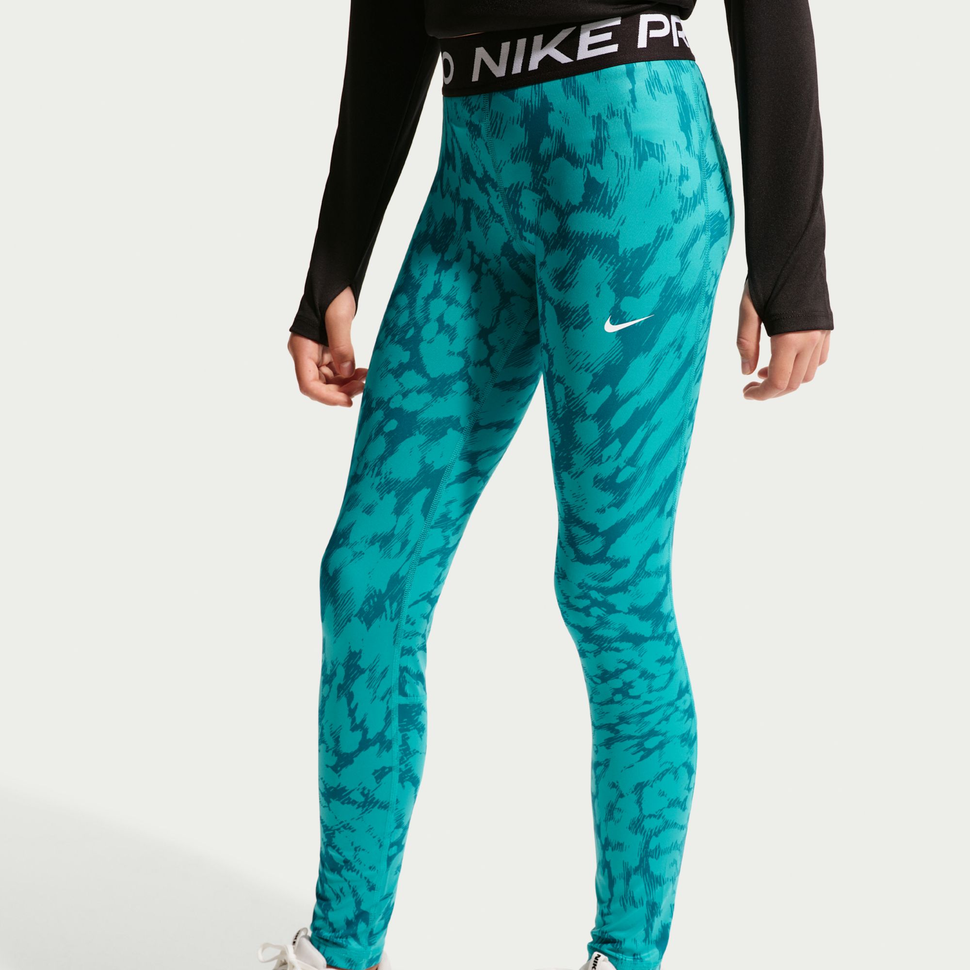 Nike Girls' Pro Dri-FIT Printed Sport Tight product image