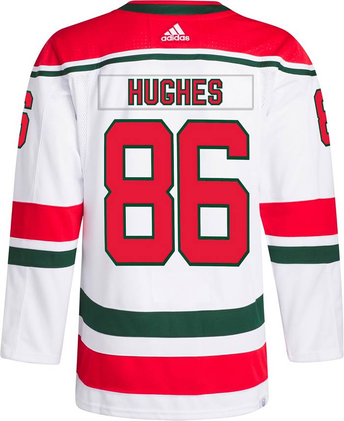 Jack Hughes New Jersey Devils Youth Player Name & Number T-Shirt - Red
