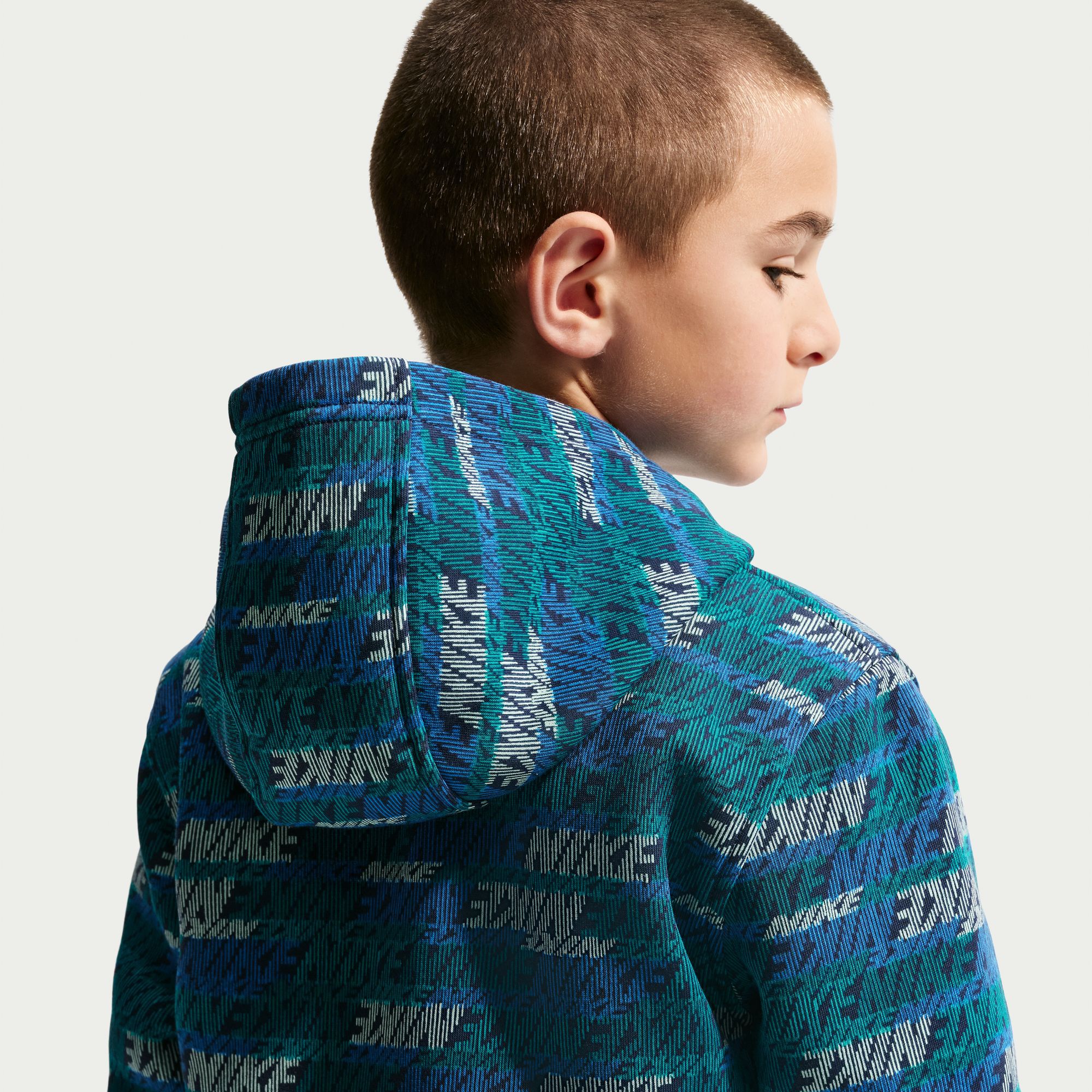 Nike Kids' Sportswear Club Fleece Allover Print Hoodie product image