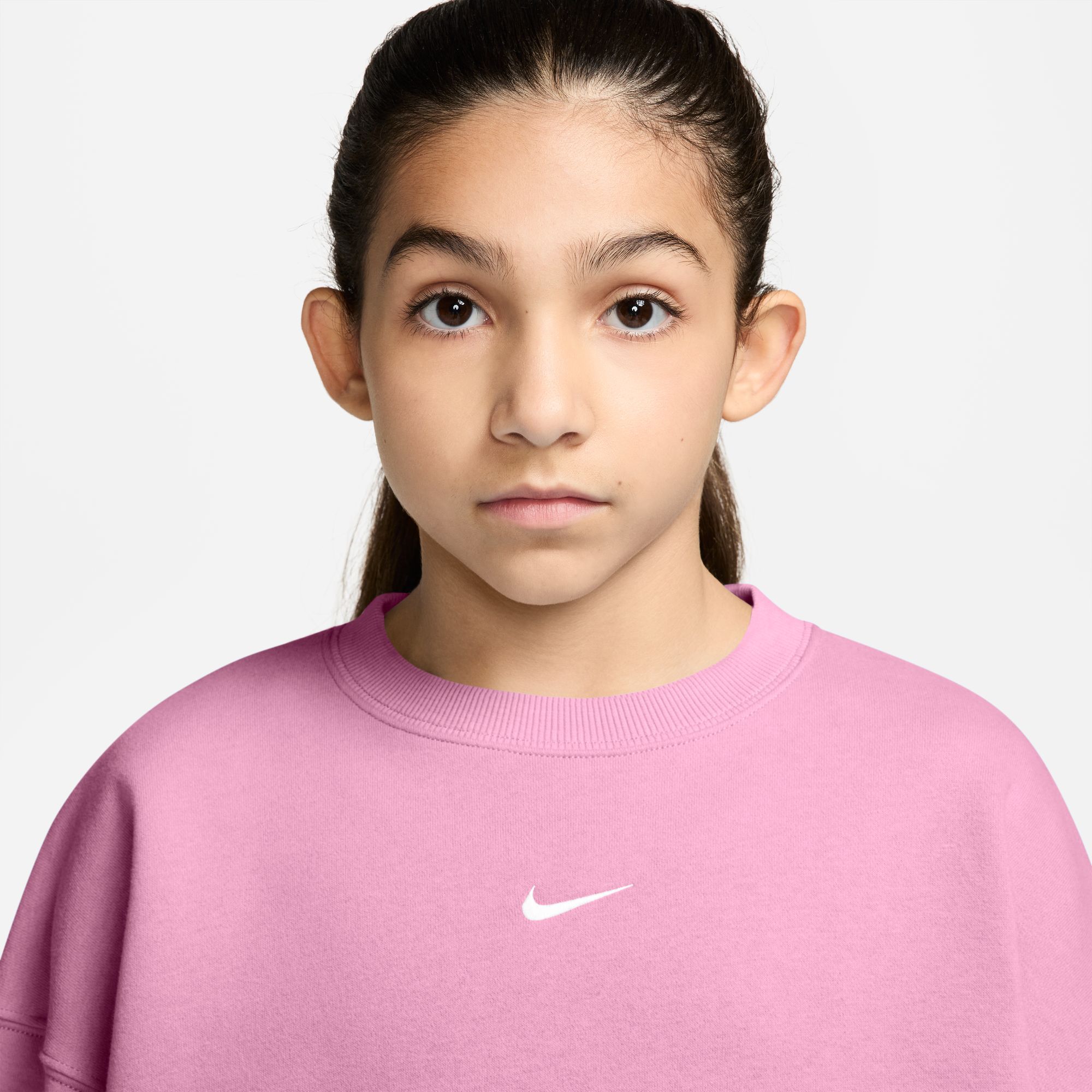 Nike Girls' Oversized Crewneck Sweatshirt product image