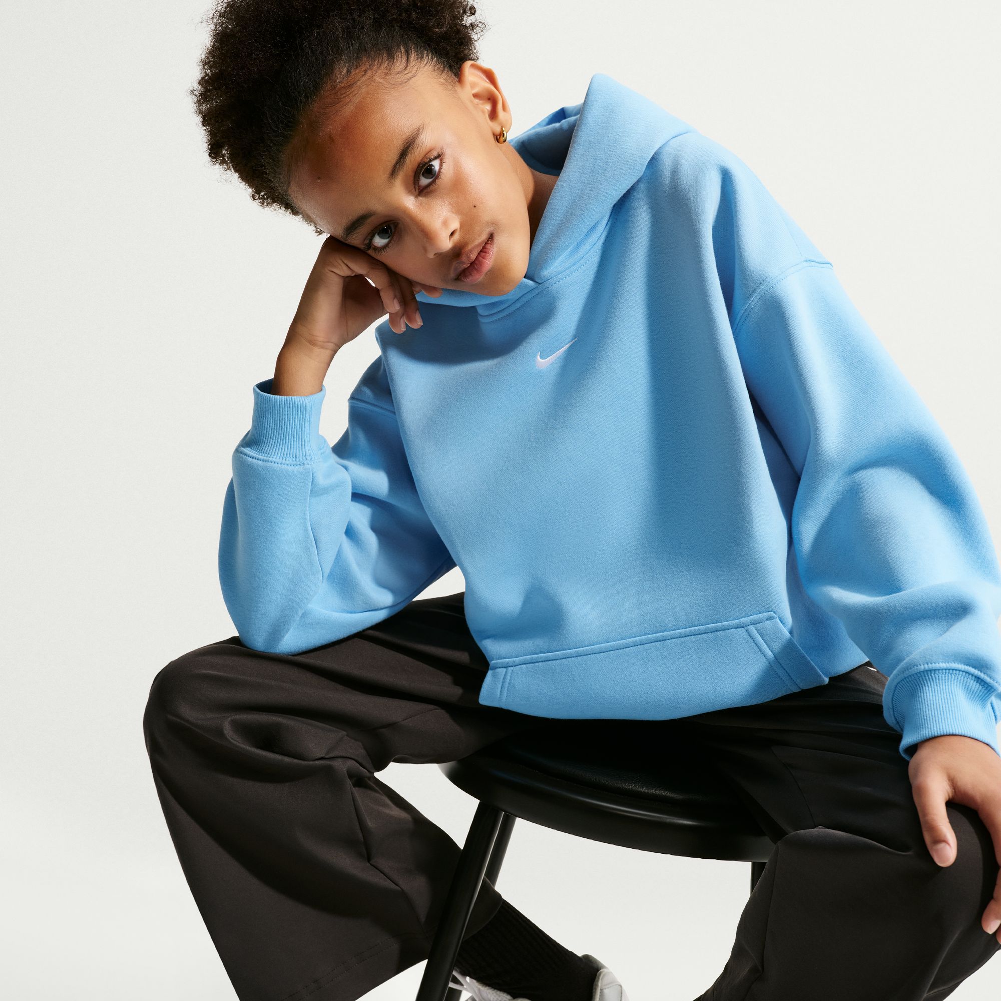 Nike Girls' Studio Fleece Oversized Hoodie product image