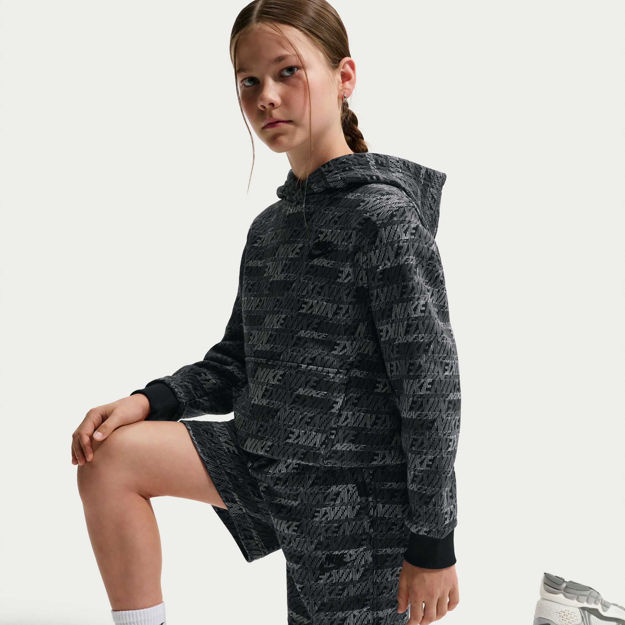 Nike Kids' Sportswear Club Fleece French Terry Printed Short product image