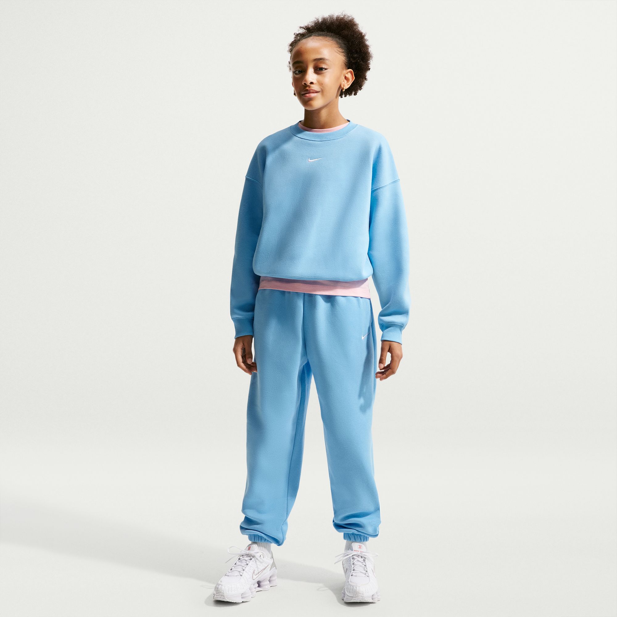 Nike Girls' Studio Fleece Boxy Crew product image