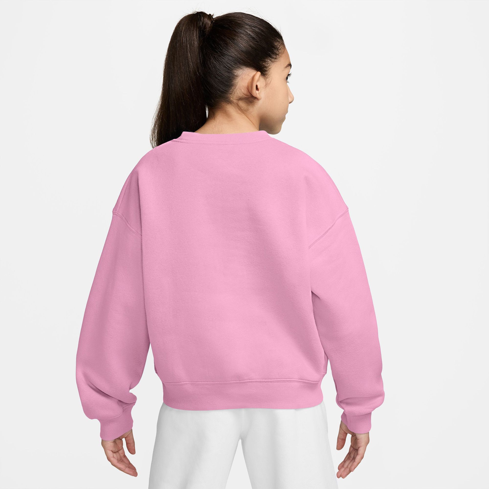 Nike Girls' Sportswear Studio Fleece Boxy Crewneck Pullover product image