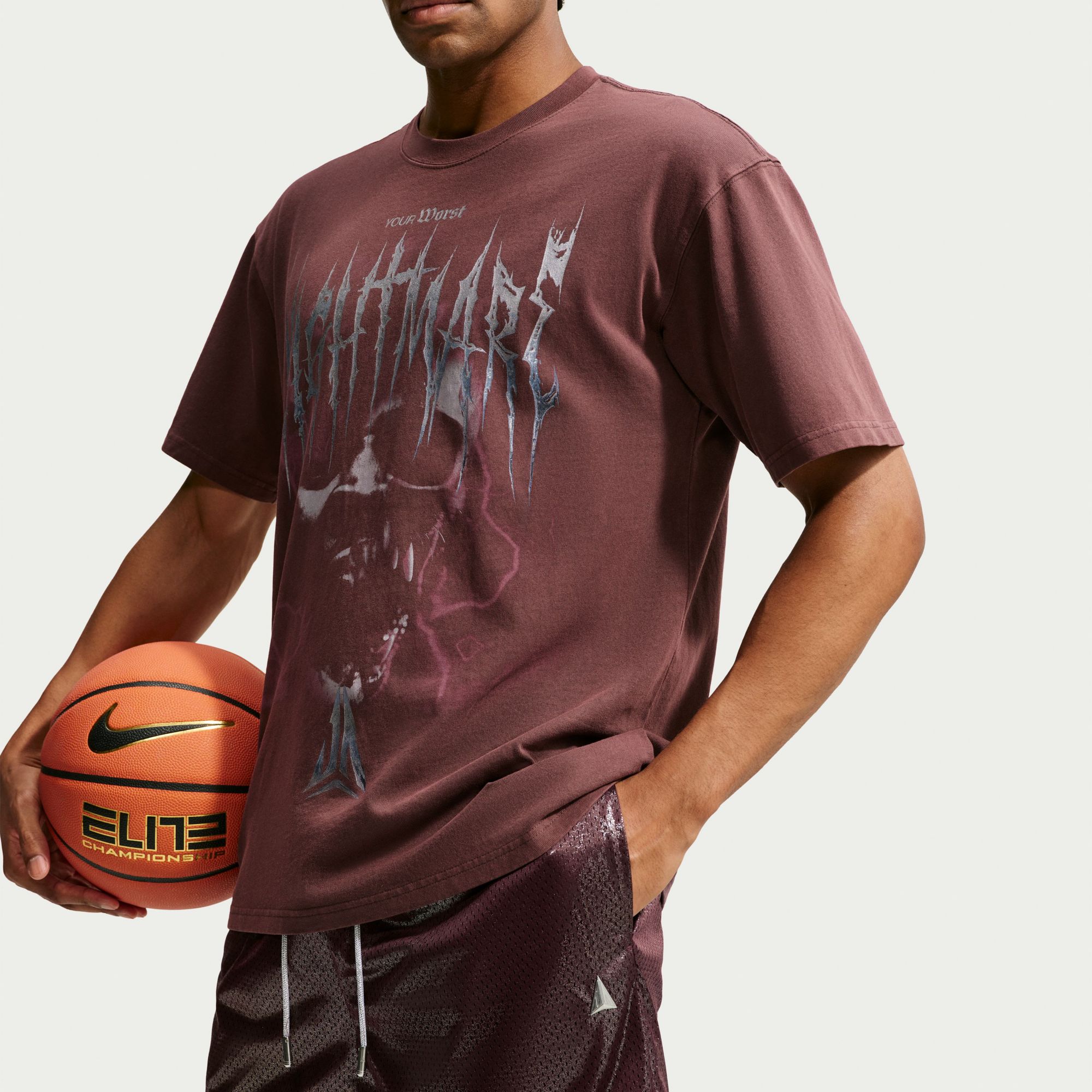 Nike Men's Ja Morant Standard Issue Mesh 5'' Basketball Shorts product image