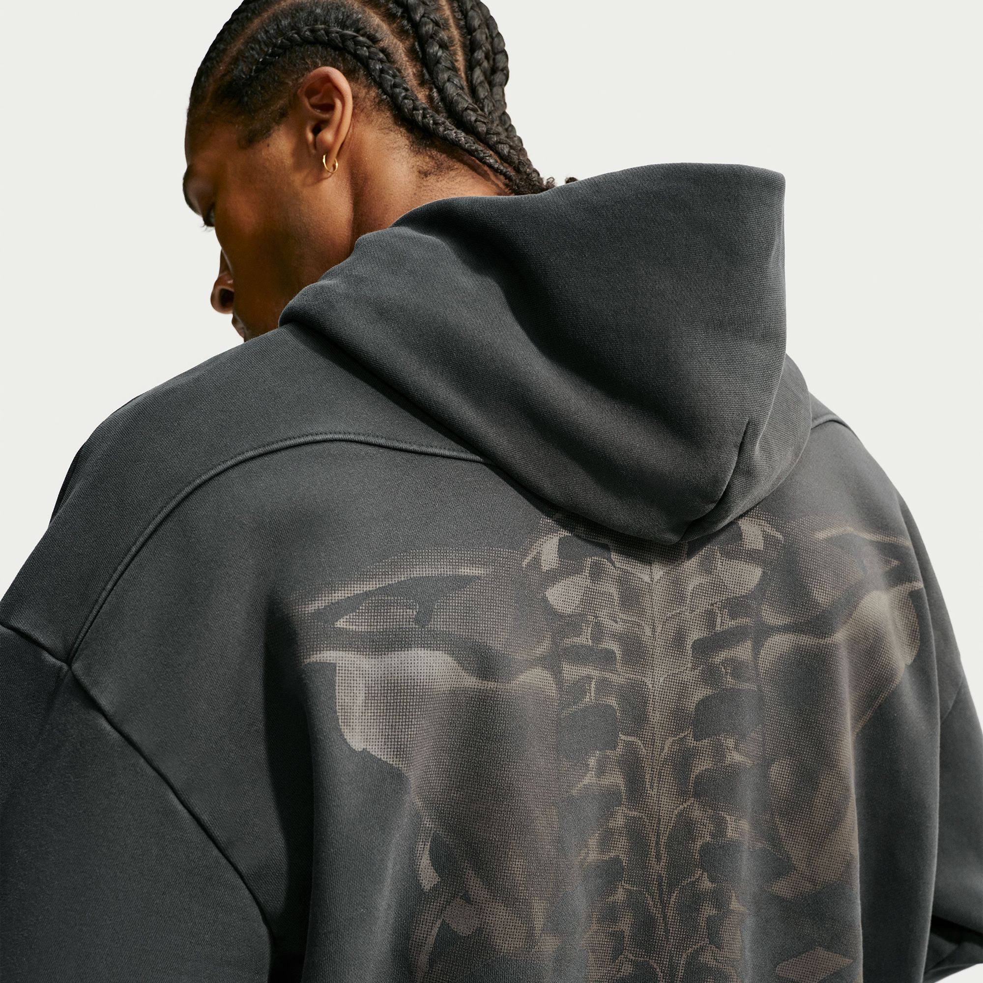 Nike Men's Ja Morant Standard Issue Washed Fleece Hoodie product image