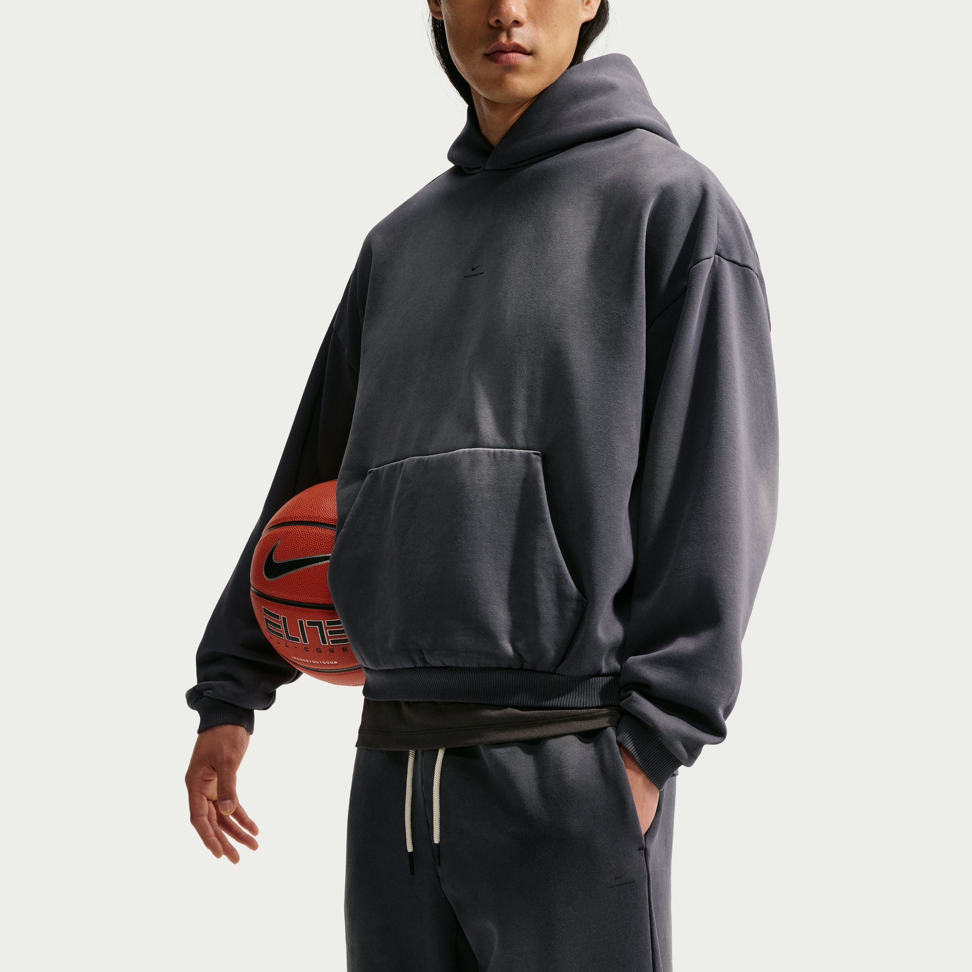 Nike Men's Standard Issue Brushed Heavy Oversized Washed Basketball Pants product image