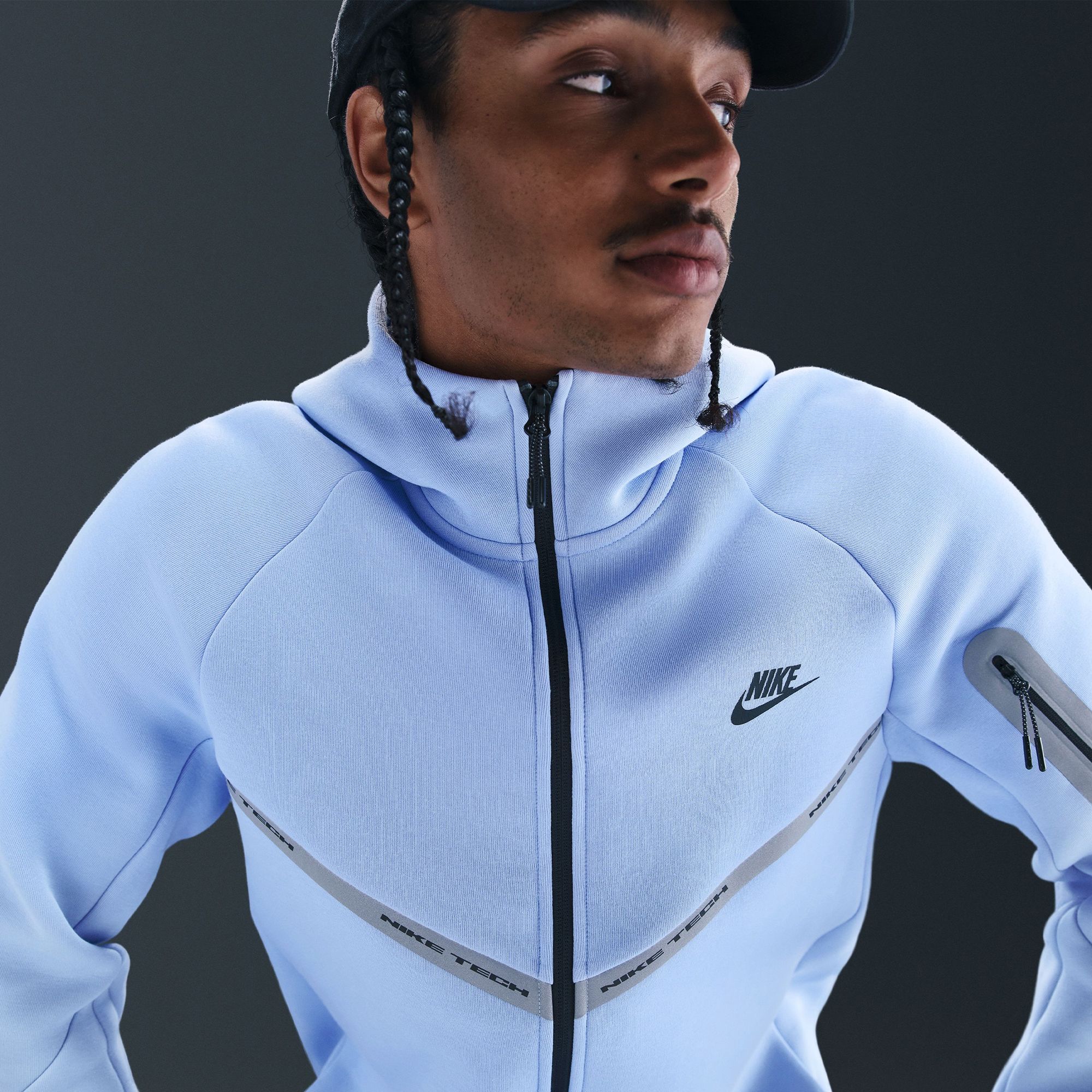 Nike Men's Tech Fleece Full-Zip Reflective Windrunner Jacket product image