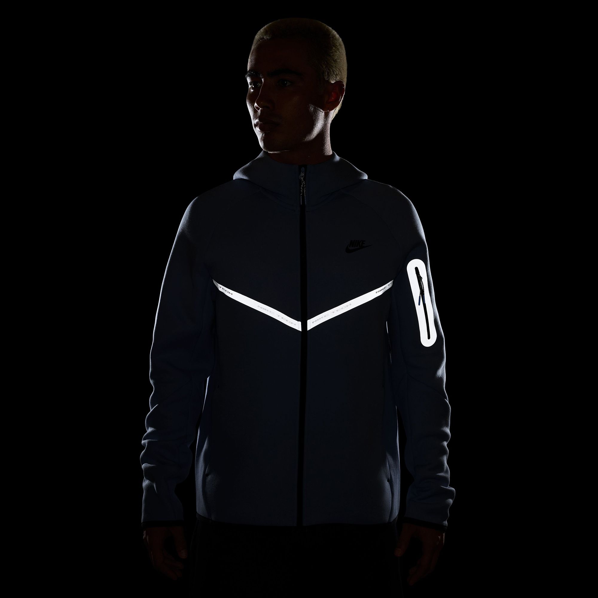 Nike Men's Tech Fleece Full-Zip Reflective Windrunner Jacket product image