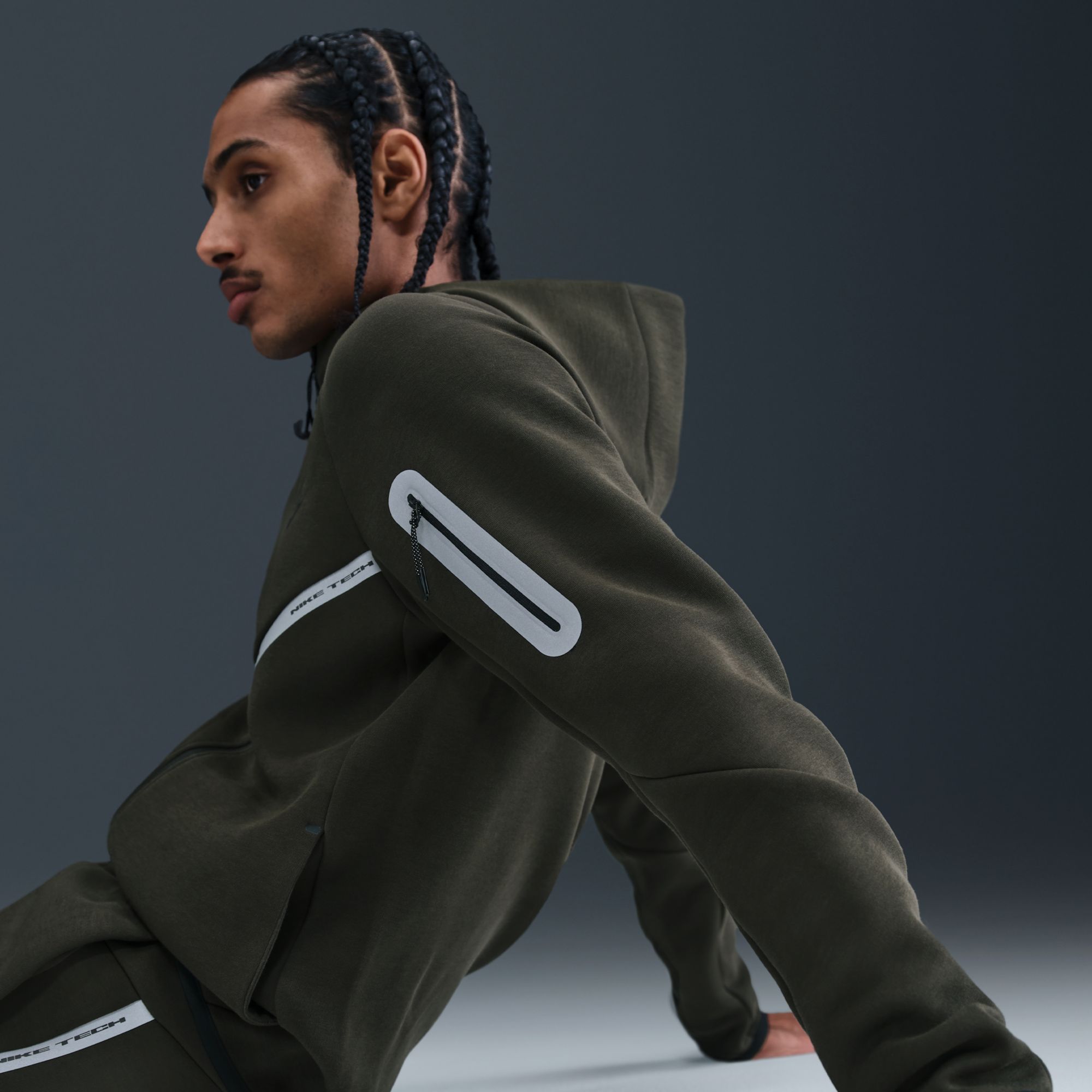 Nike Men's Tech Fleece Full-Zip Reflective Windrunner Jacket product image