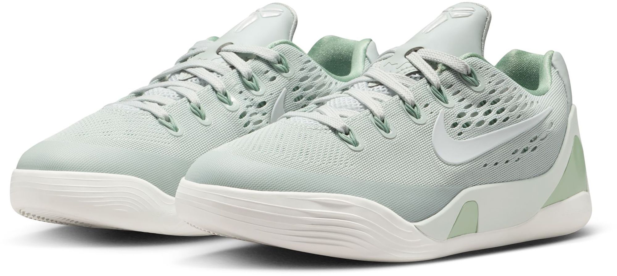Nike Kids' Grade School Kobe 9 Low EM 'Silver' Basketball Shoes product image