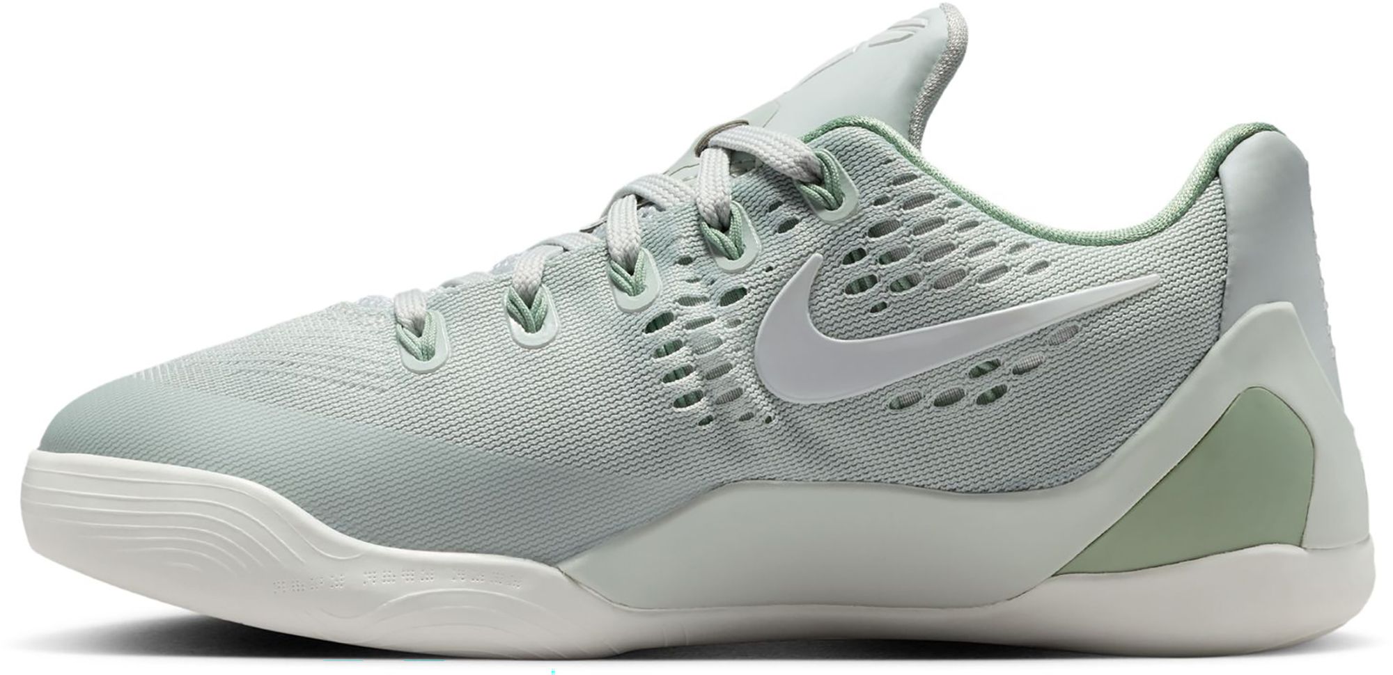 Nike Kids' Grade School Kobe 9 Low EM 'Silver' Basketball Shoes product image